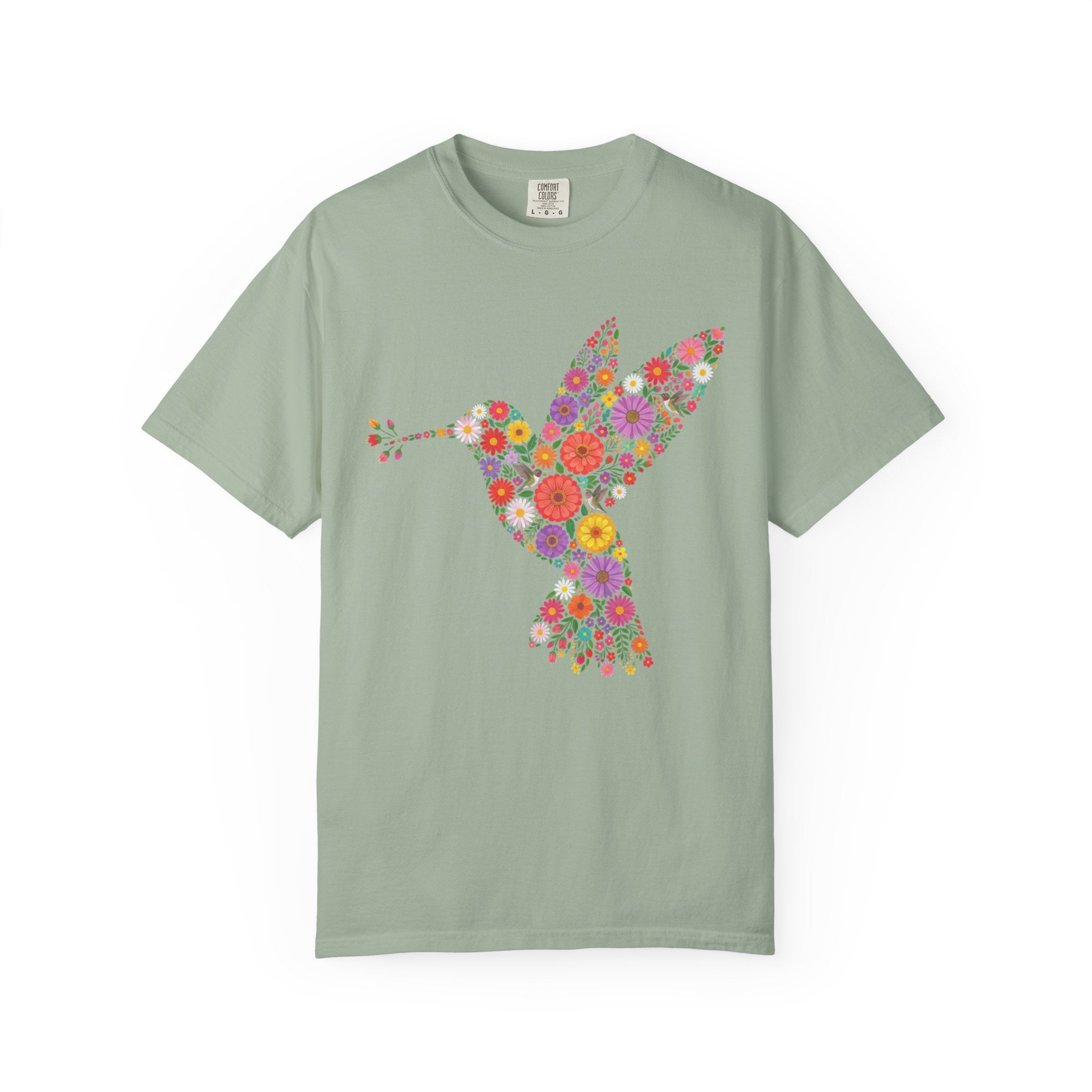 Flower Hummingbird T-Shirt