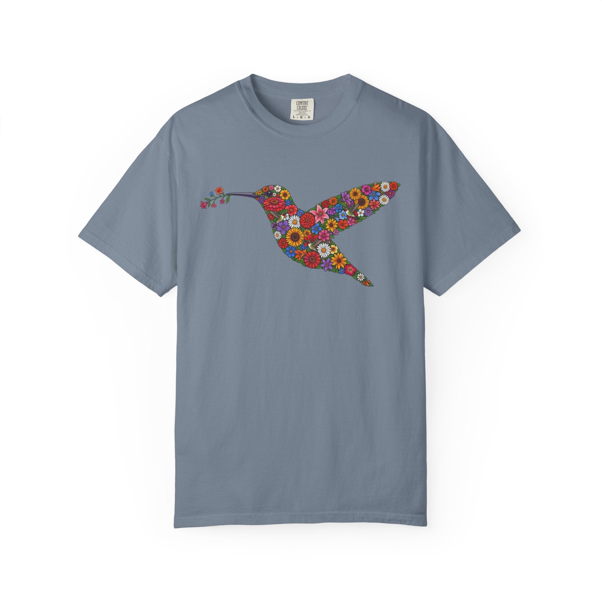 Floral Hummingbird T-Shirt