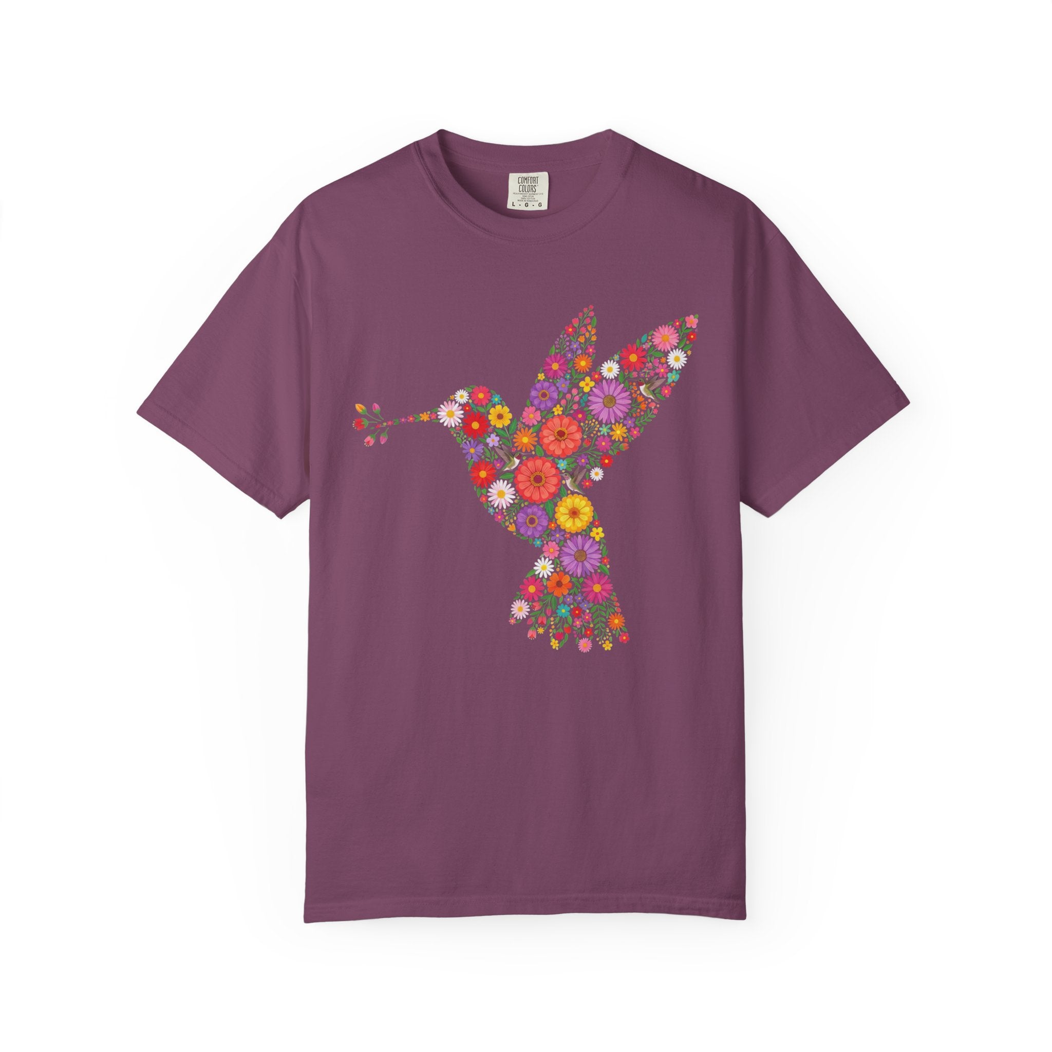 Flower Hummingbird T-Shirt