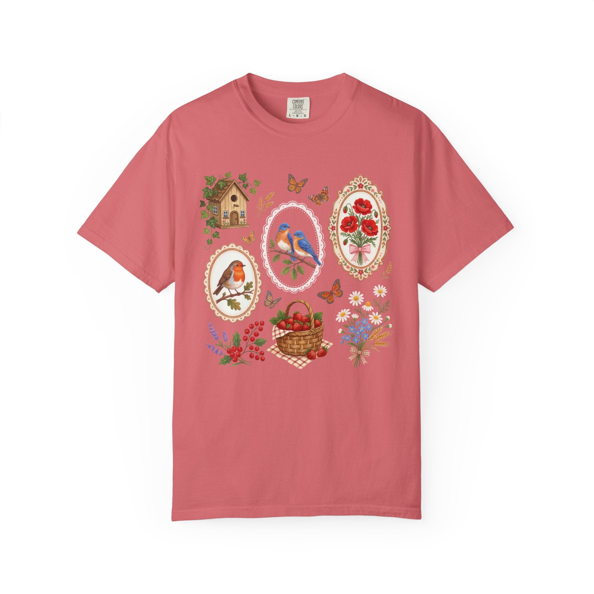 Cottage Birds T-Shirt