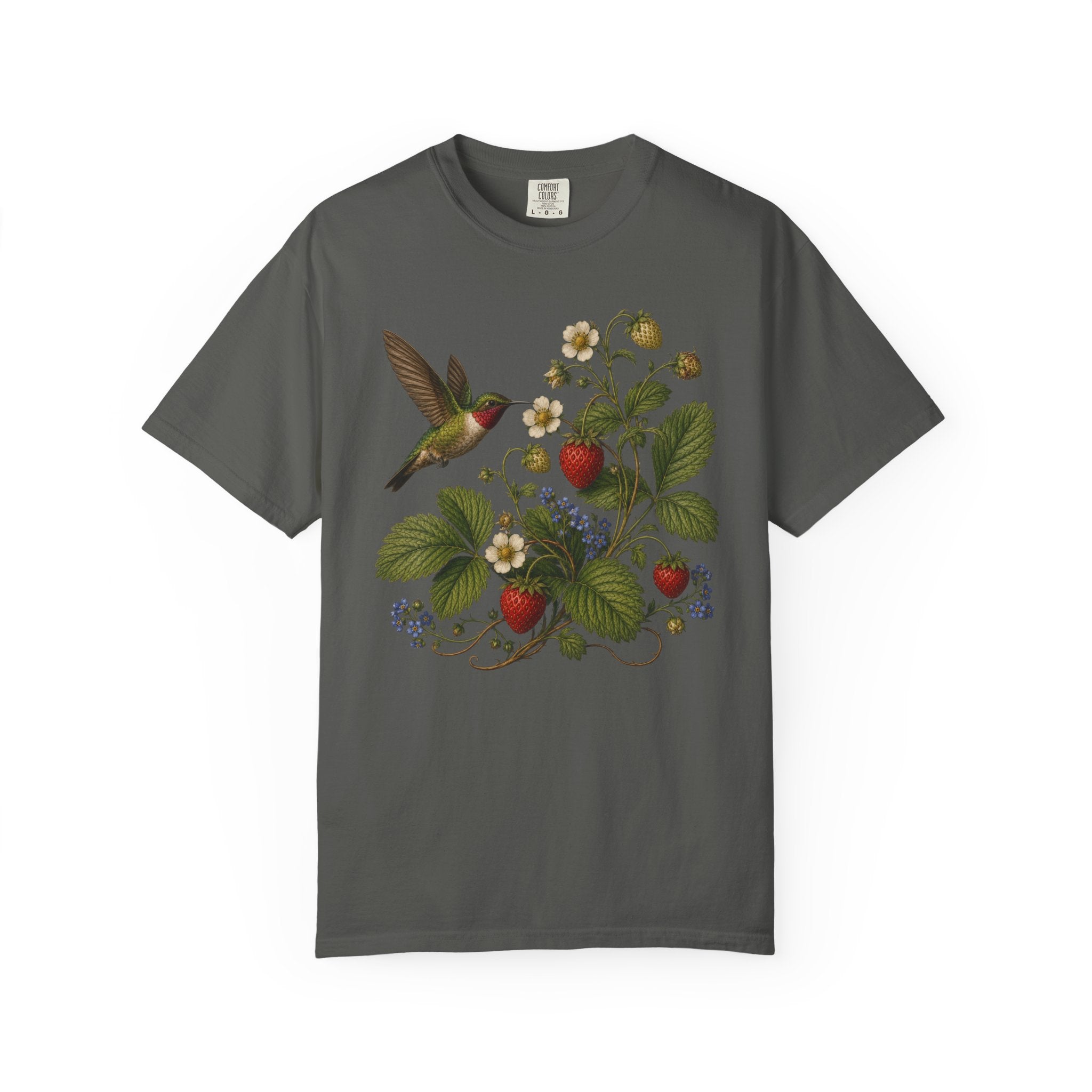 Hummingbird Strawberries T-Shirt