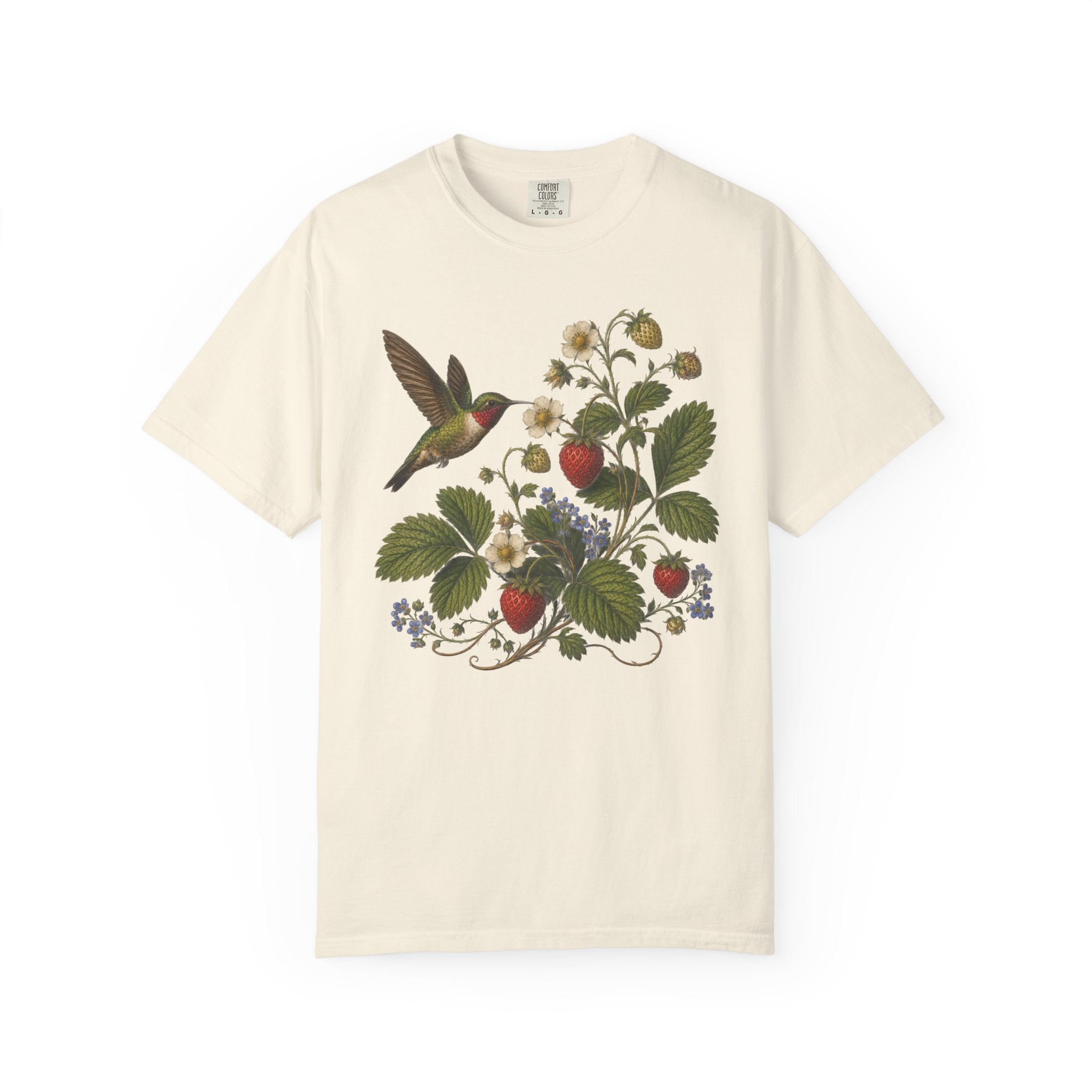 Hummingbird Strawberries T-Shirt