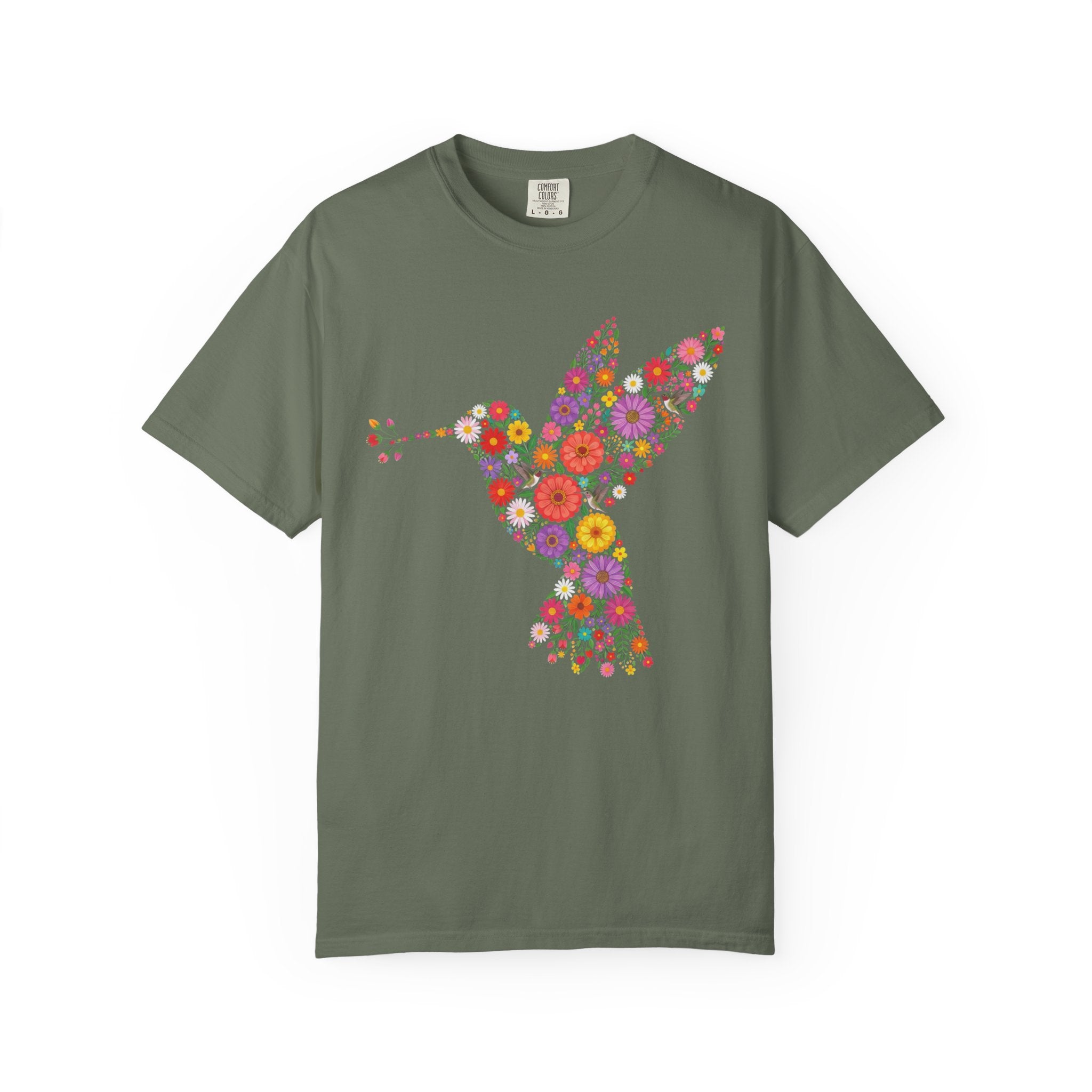 Flower Hummingbird T-Shirt