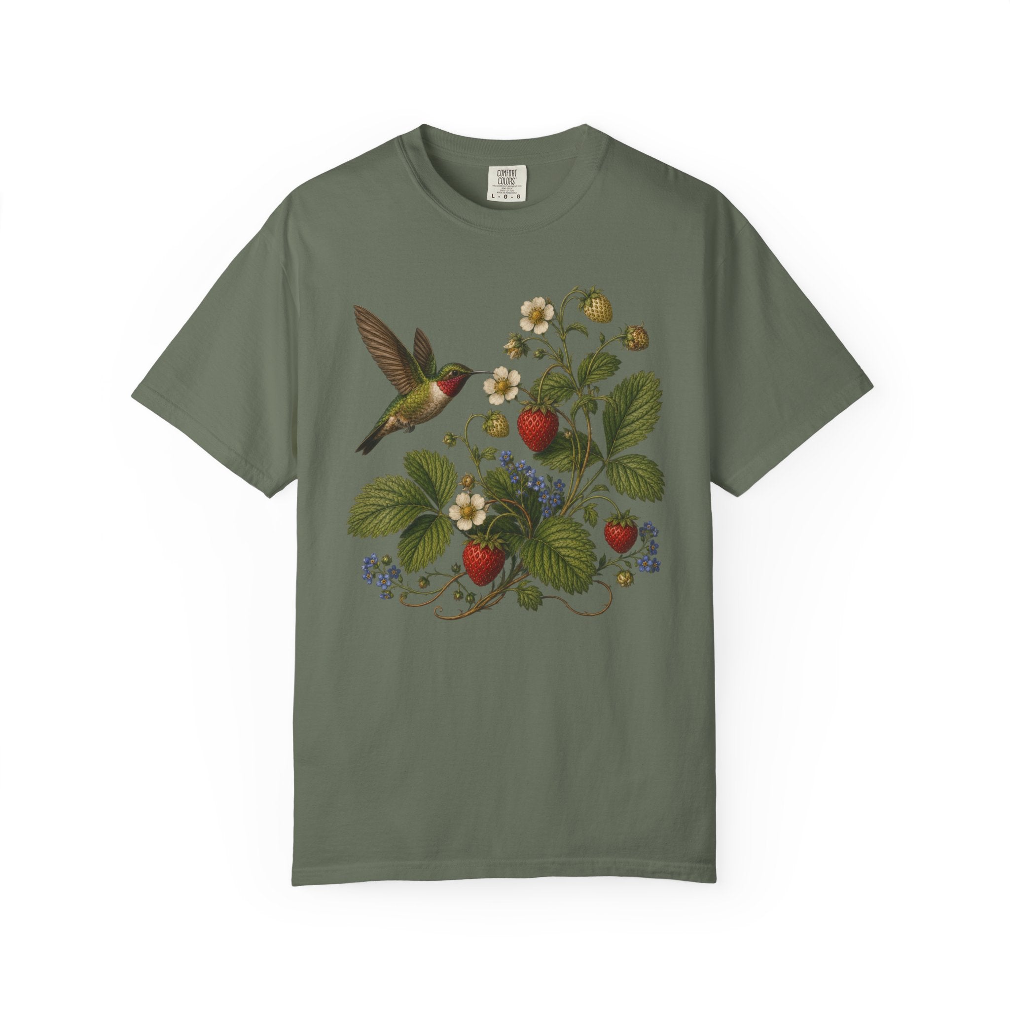 Hummingbird Strawberries T-Shirt