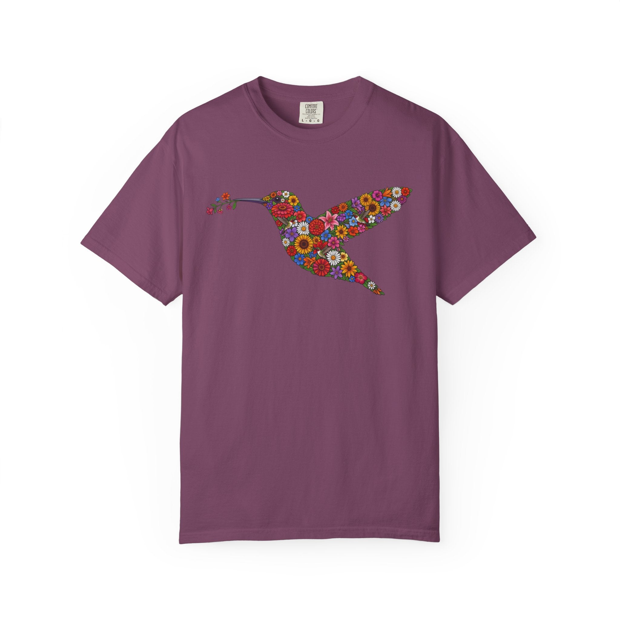 Floral Hummingbird T-Shirt