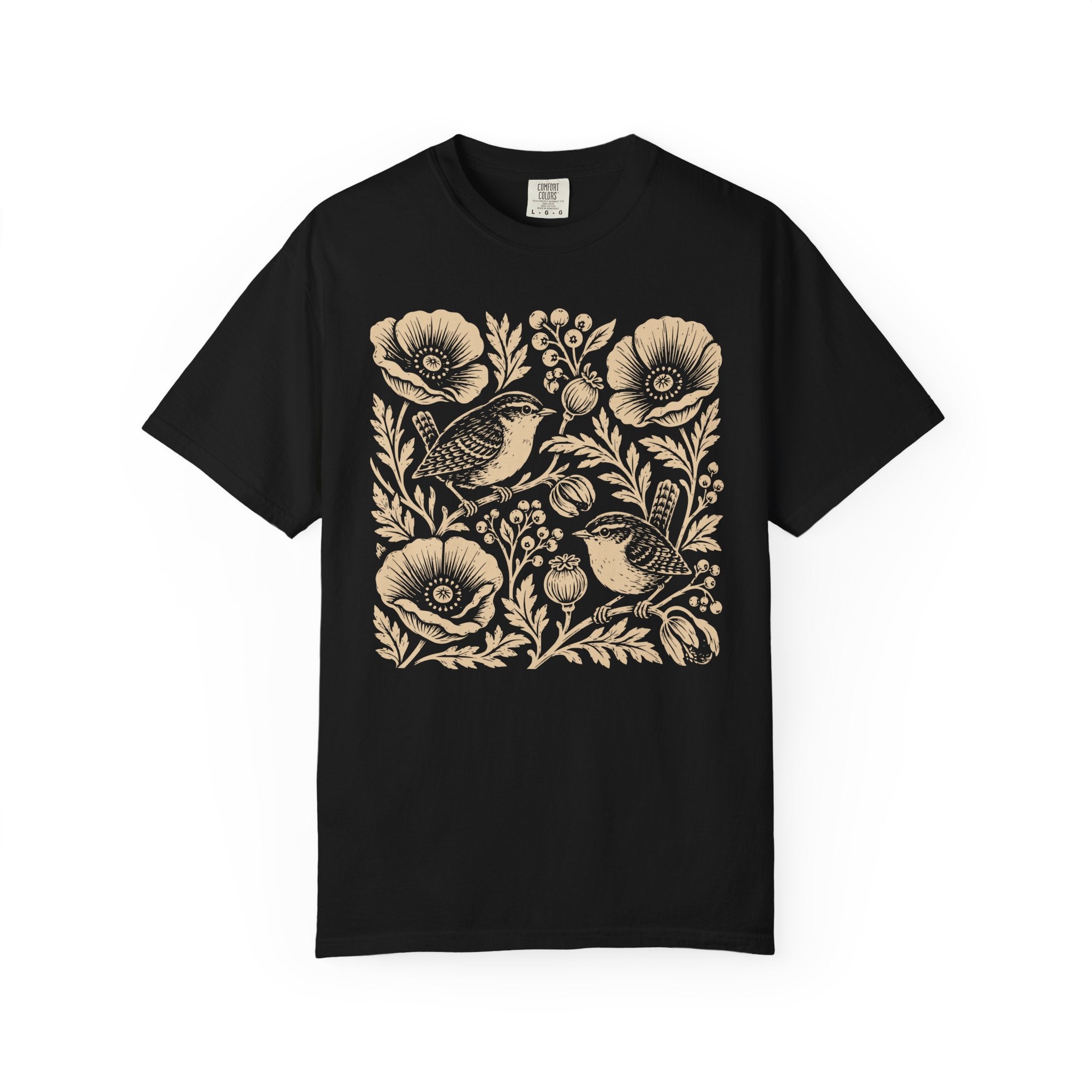 Wrens And Poppies T-Shirt