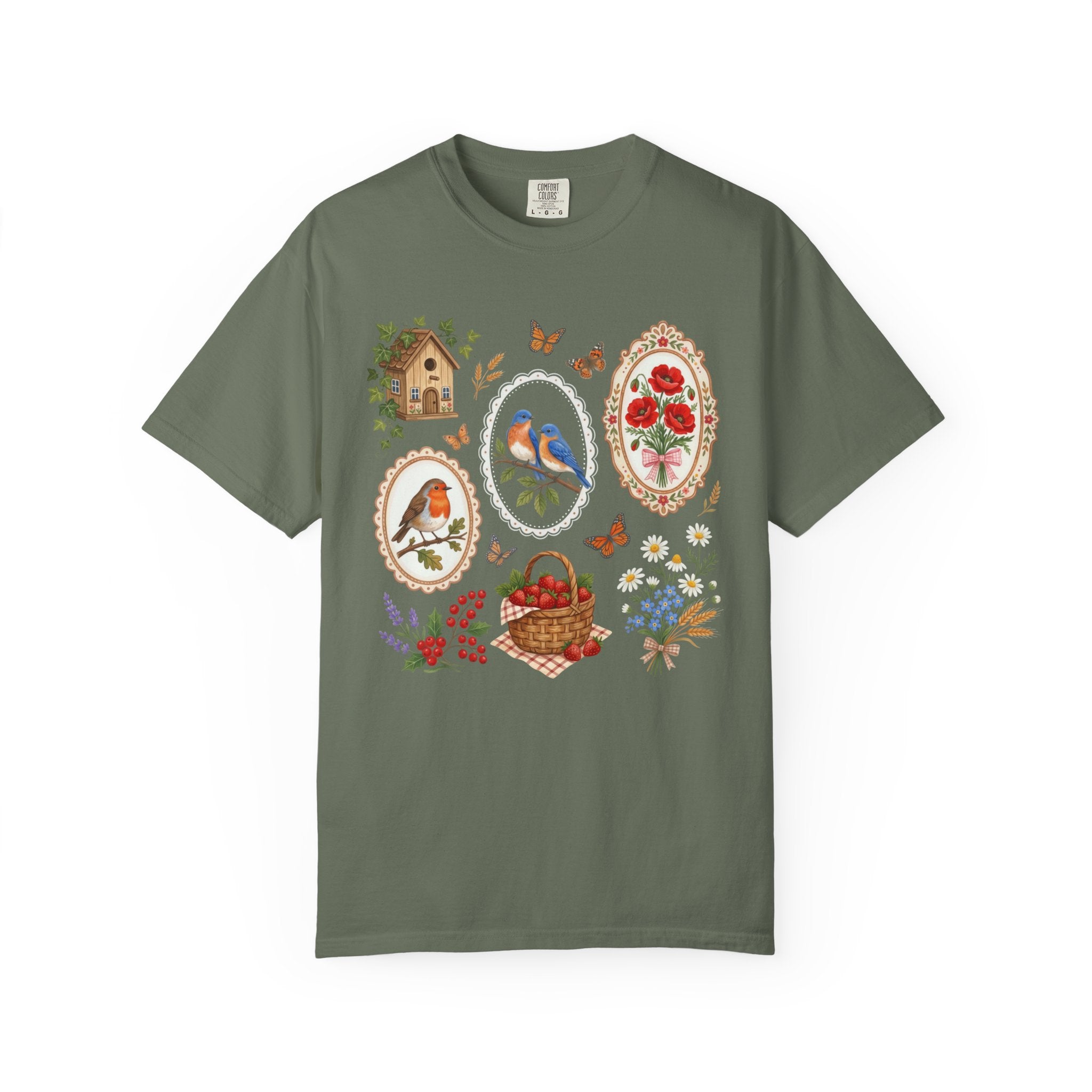 Cottage Birds T-Shirt
