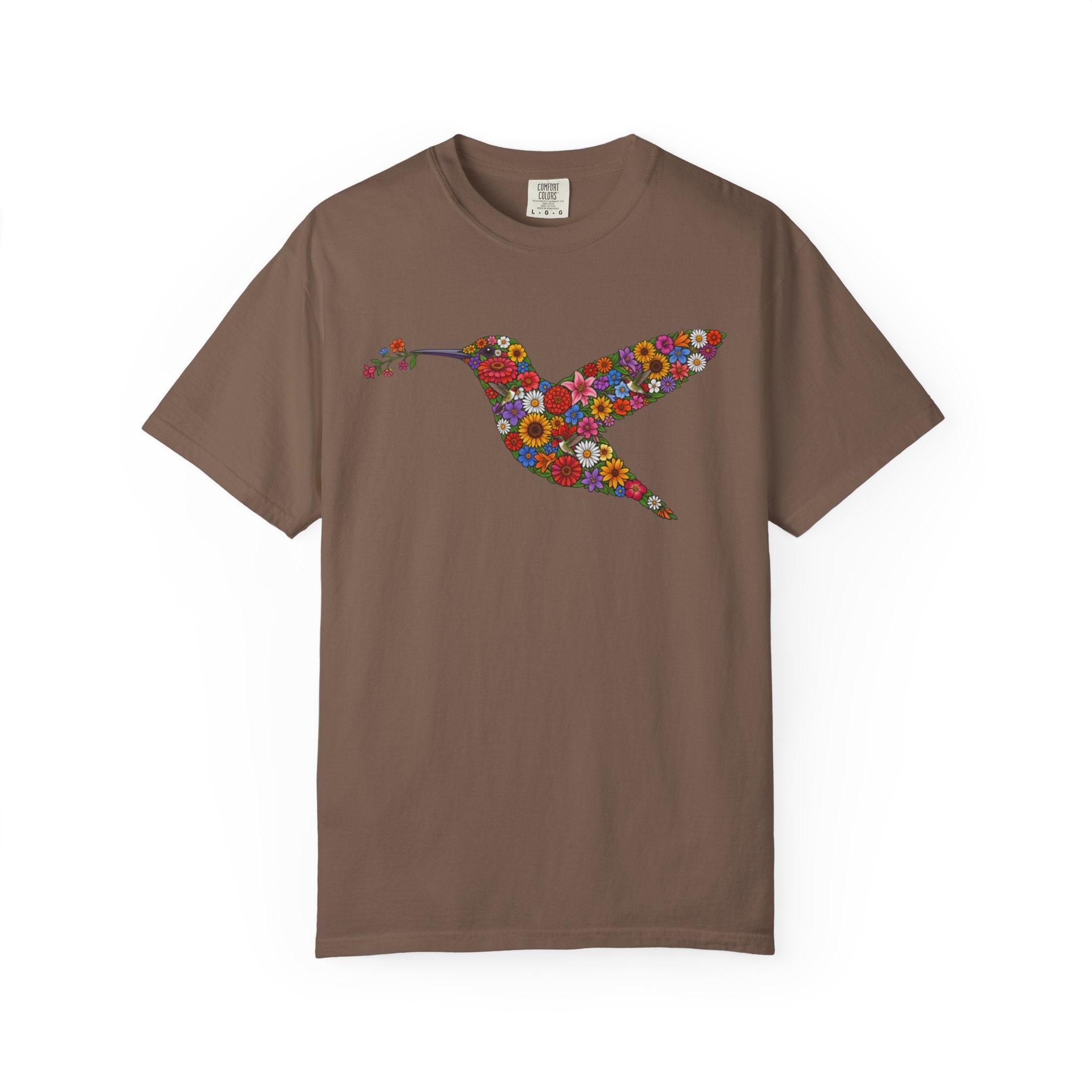 Floral Hummingbird T-Shirt