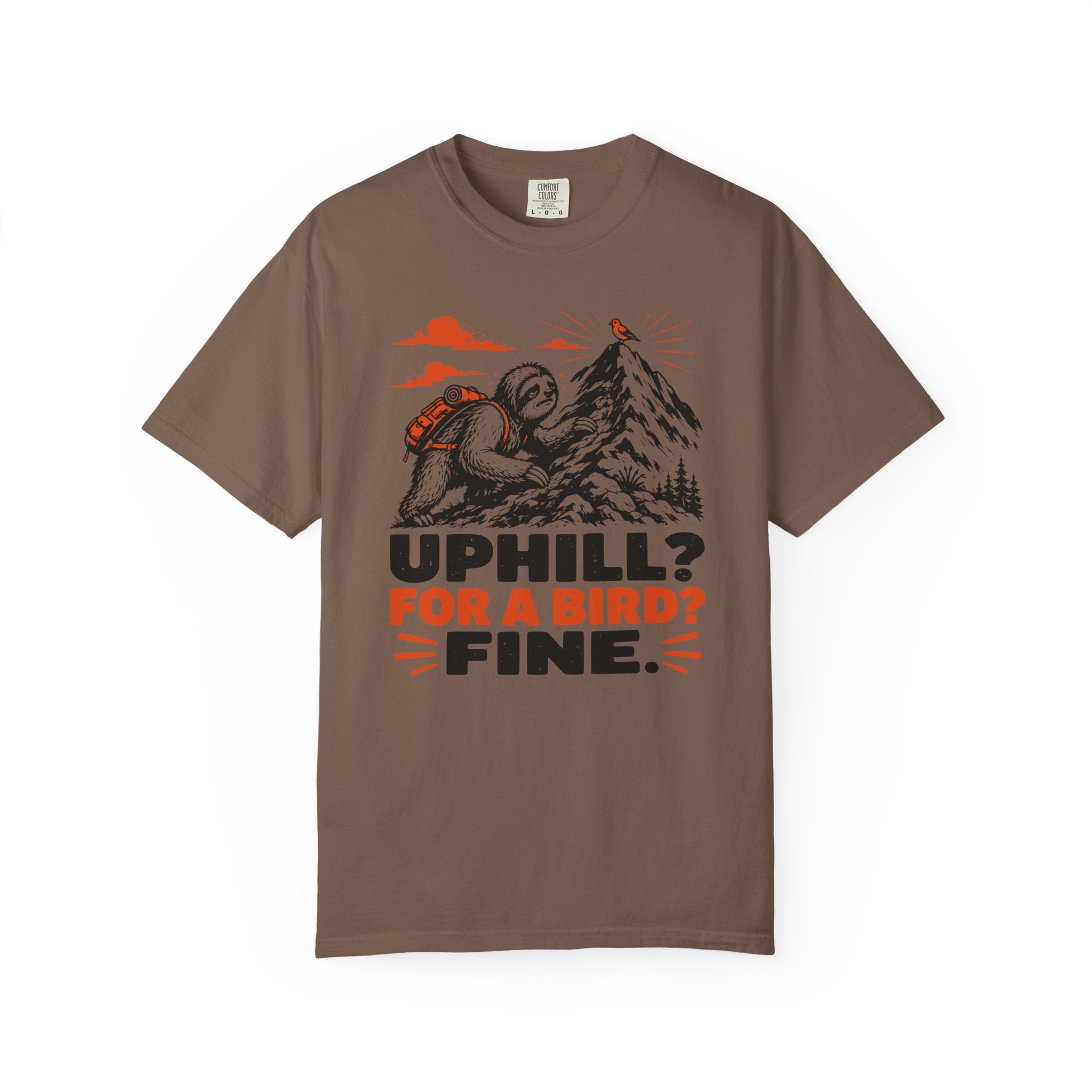 Uphill For A Bird Fine T-Shirt