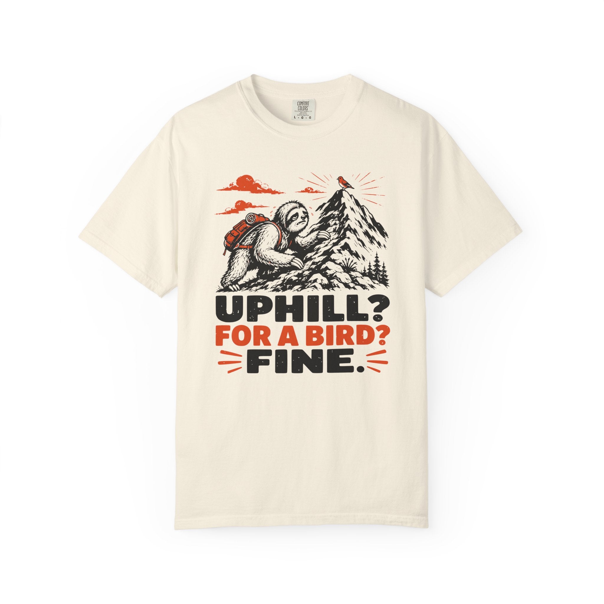 Uphill For A Bird Fine T-Shirt