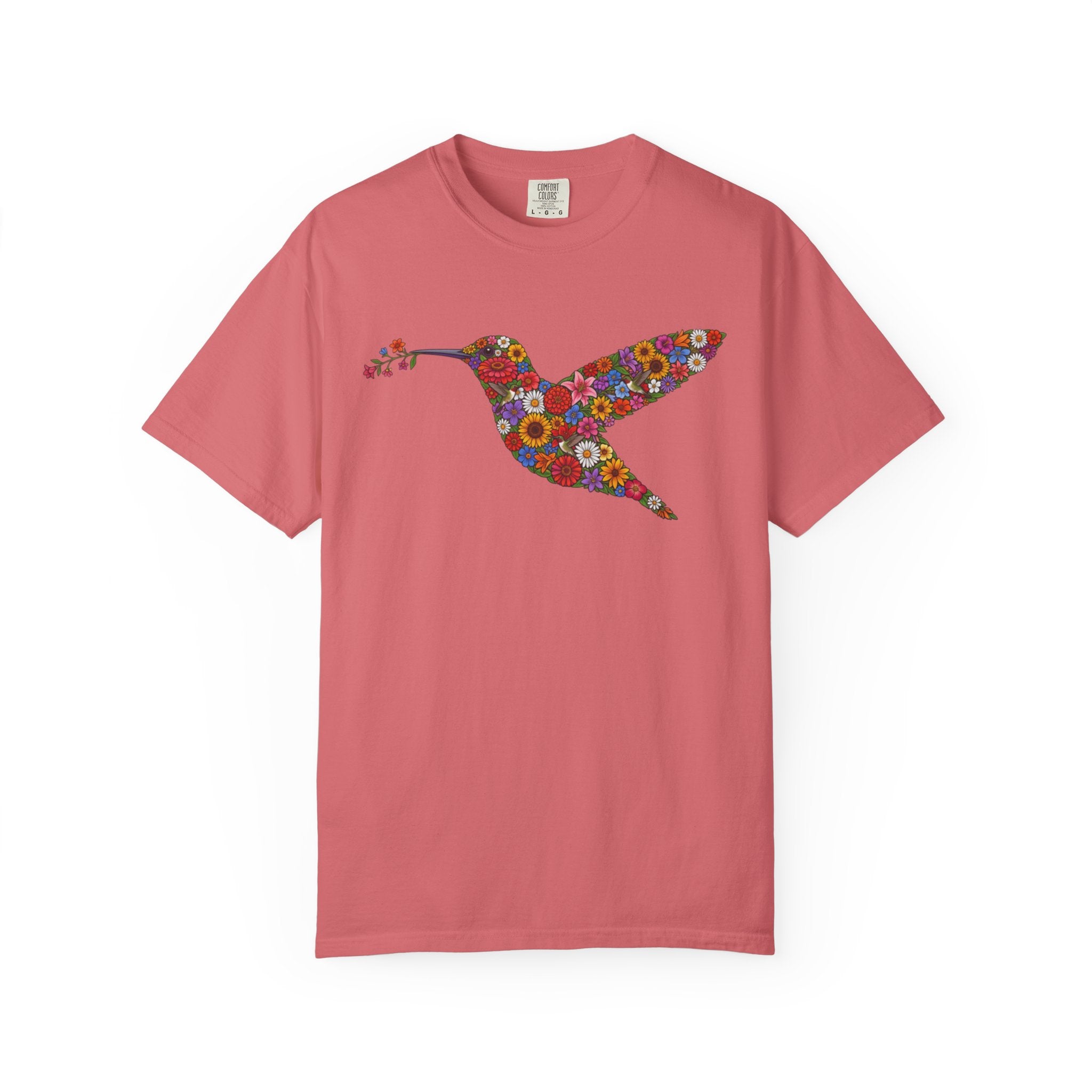 Floral Hummingbird T-Shirt