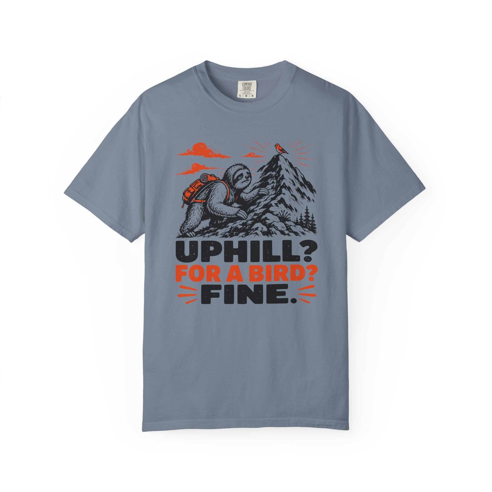 Uphill For A Bird Fine T-Shirt