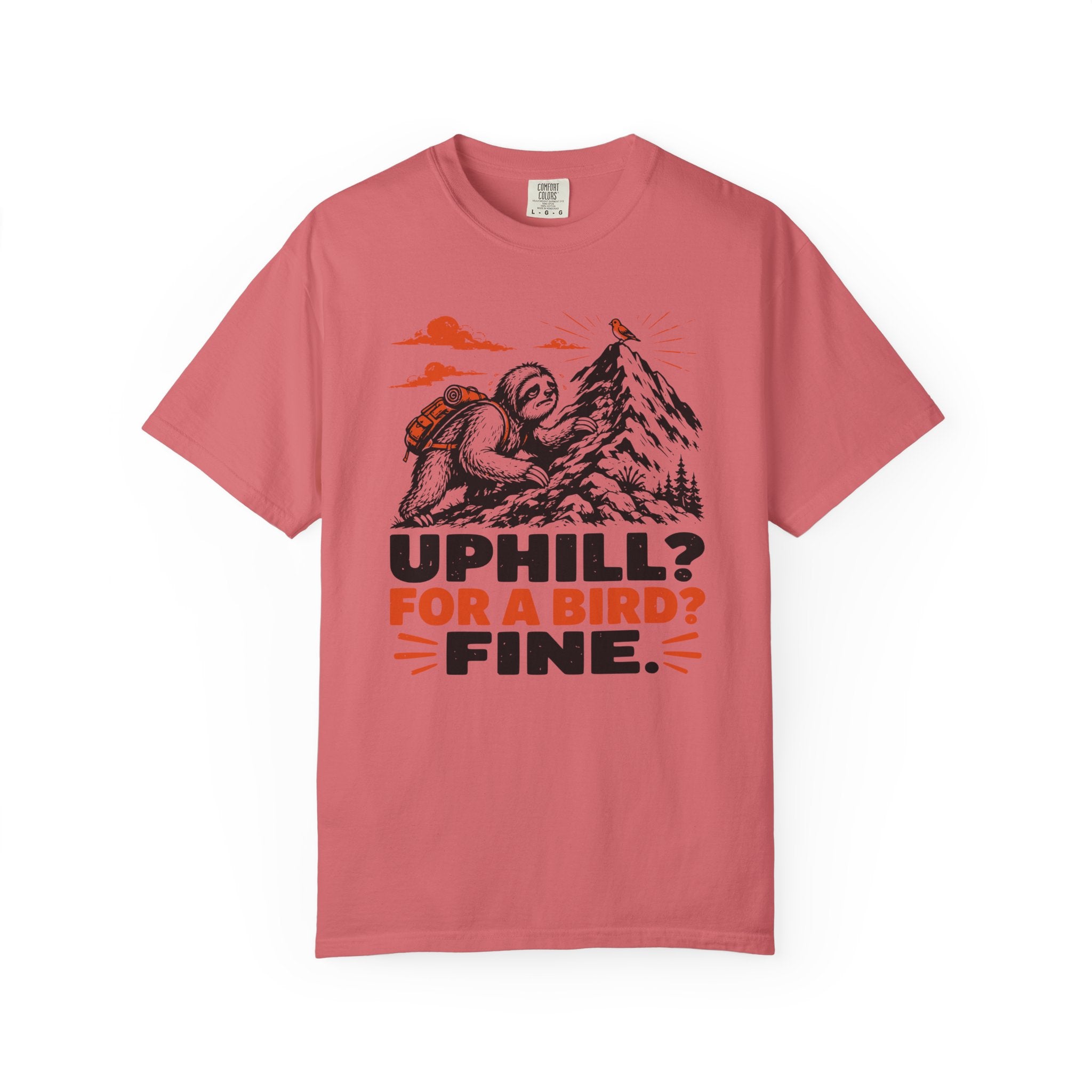 Uphill For A Bird Fine T-Shirt