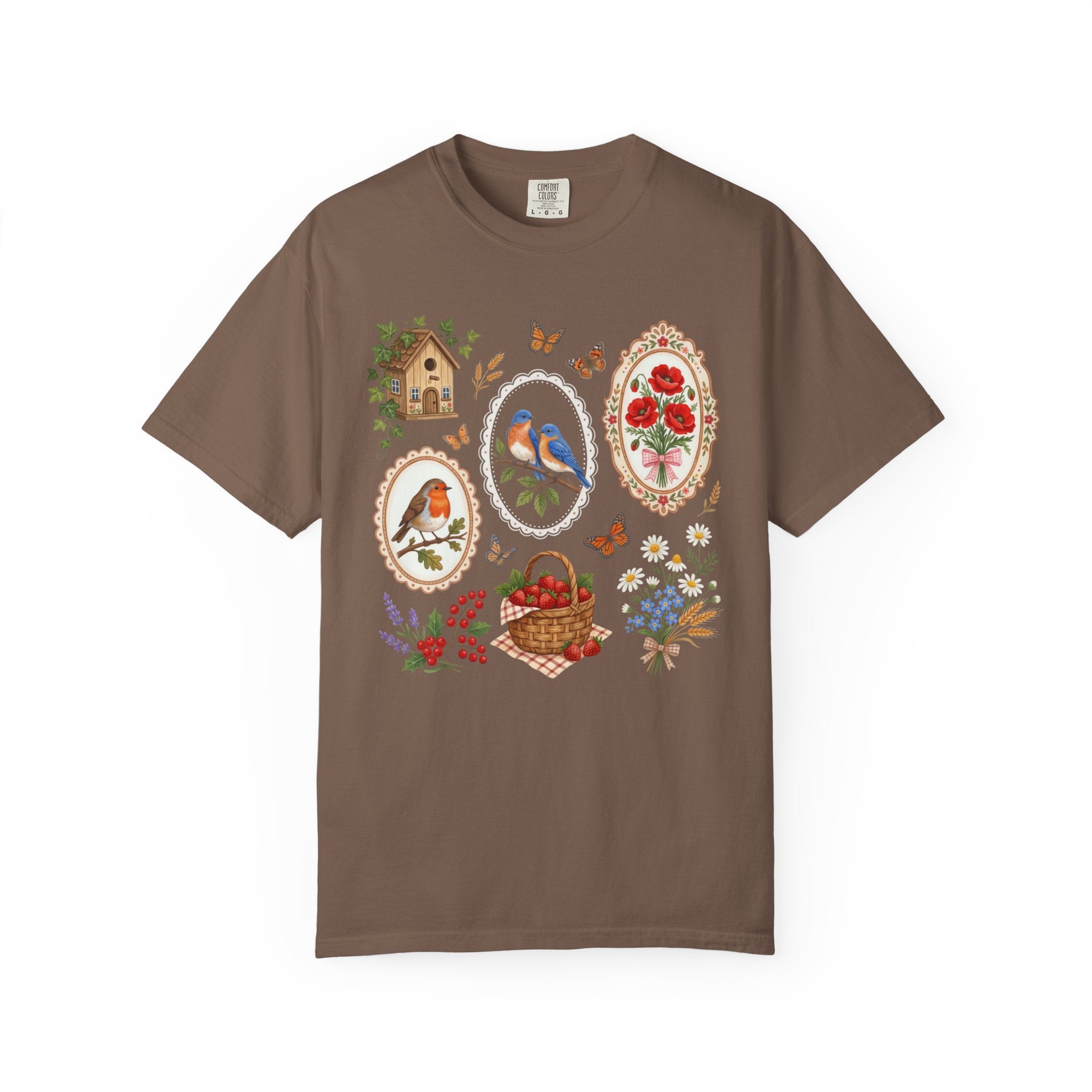 Cottage Birds T-Shirt