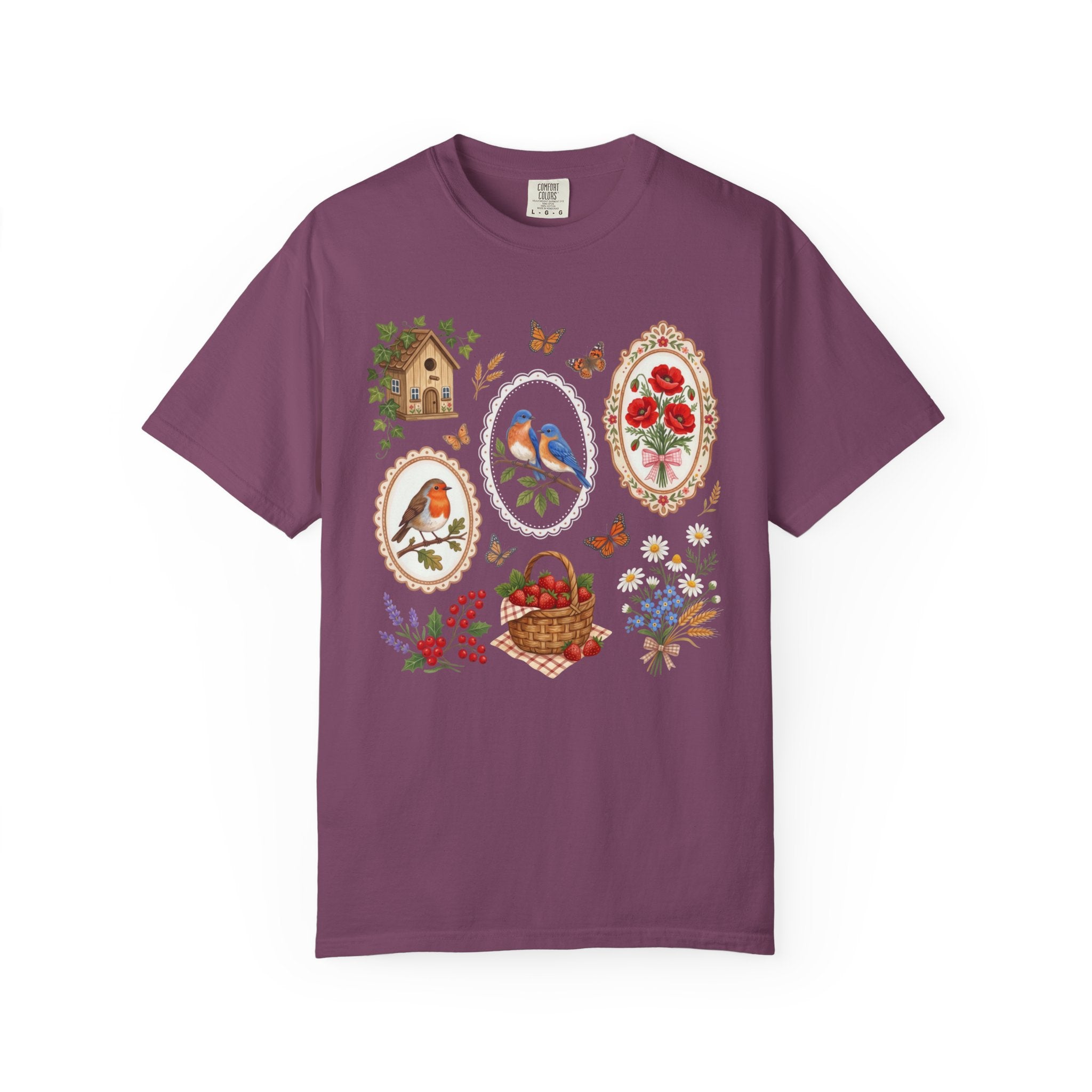 Cottage Birds T-Shirt