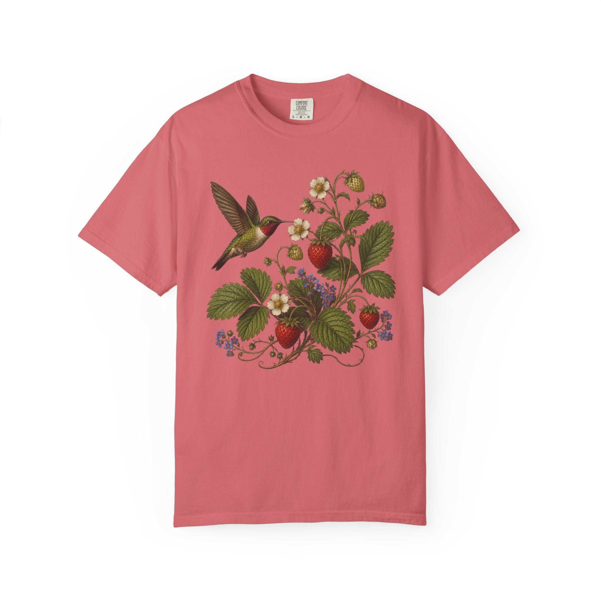 Hummingbird Strawberries T-Shirt