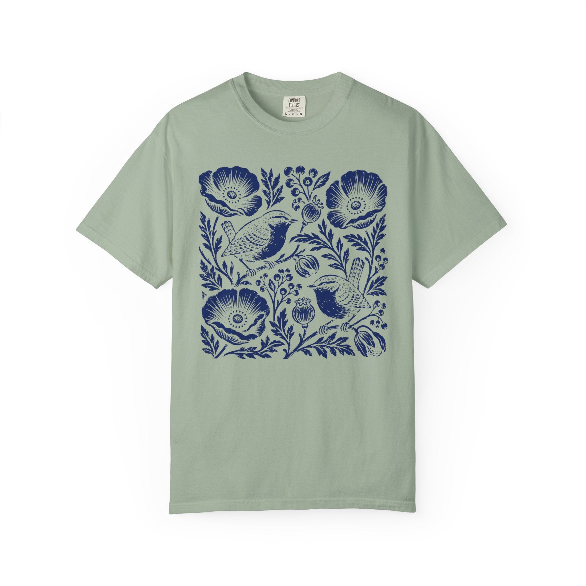 Wrens And Poppies T-Shirt