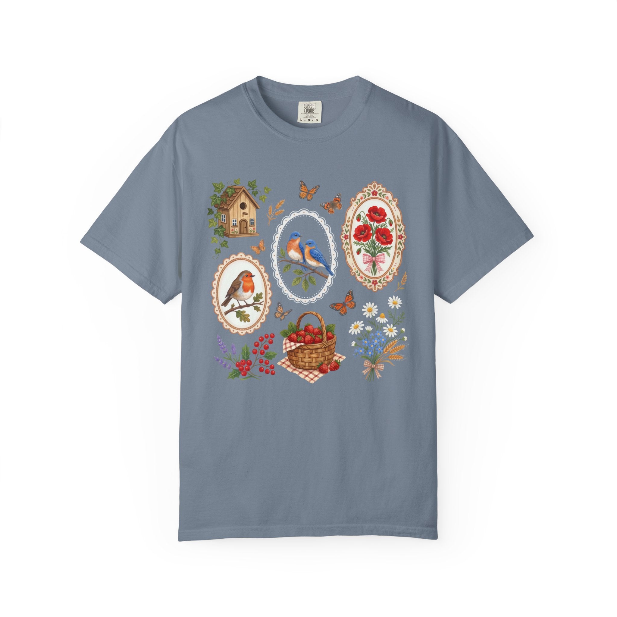 Cottage Birds T-Shirt