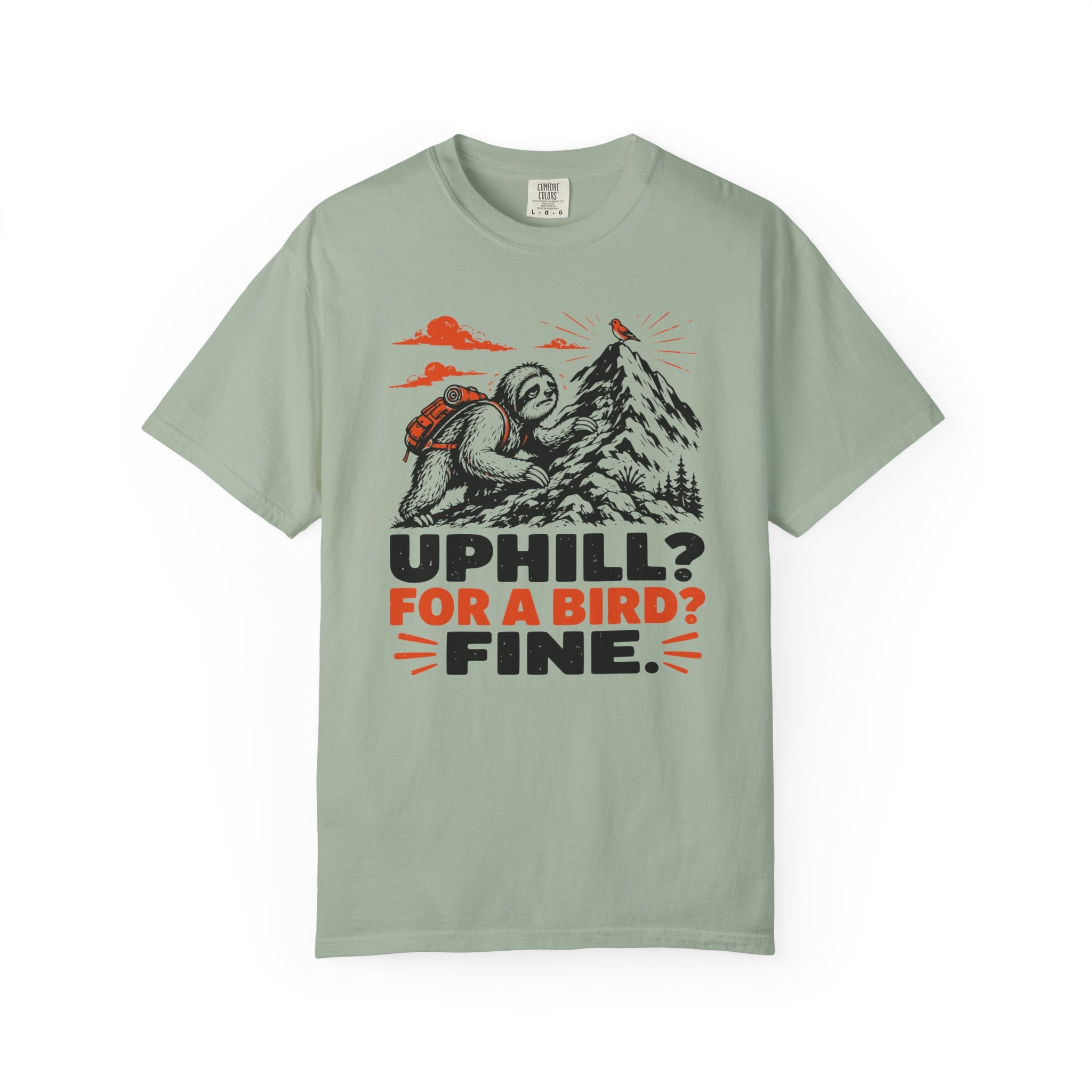 Uphill For A Bird Fine T-Shirt