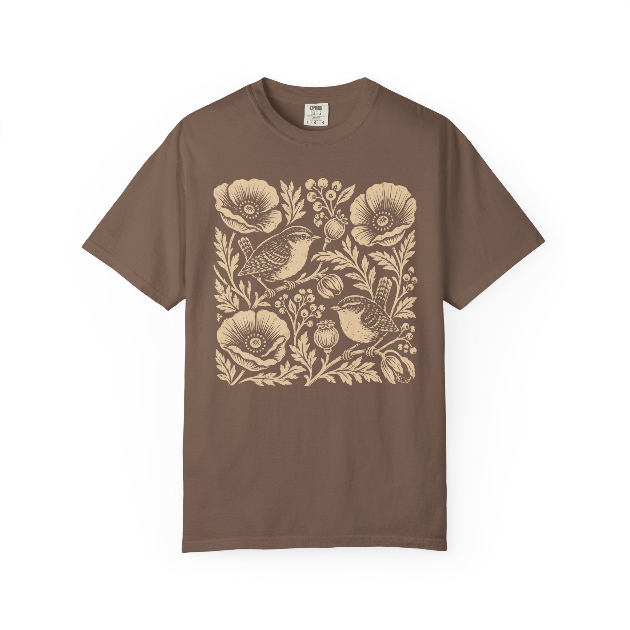 Wrens And Poppies T-Shirt