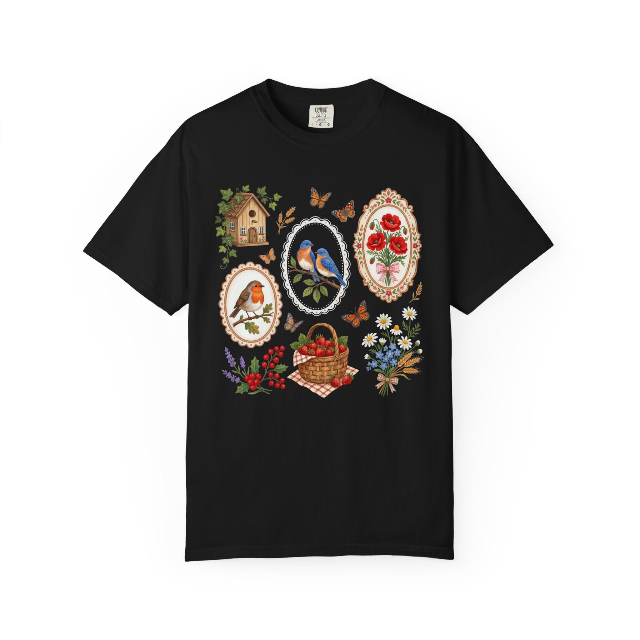 Cottage Birds T-Shirt
