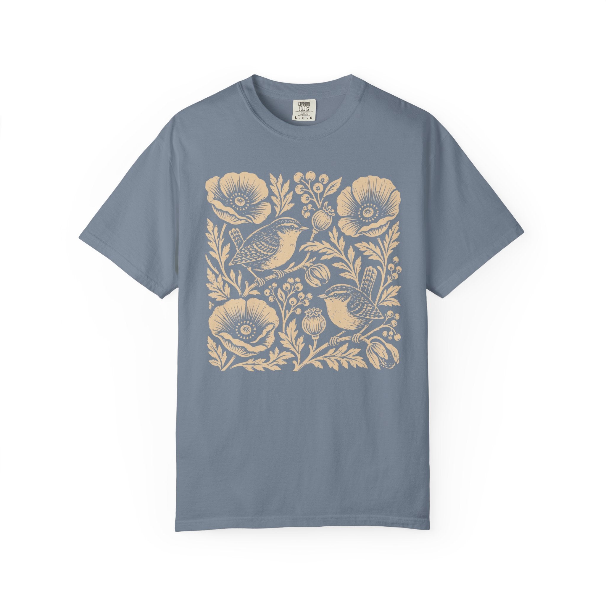 Wrens And Poppies T-Shirt