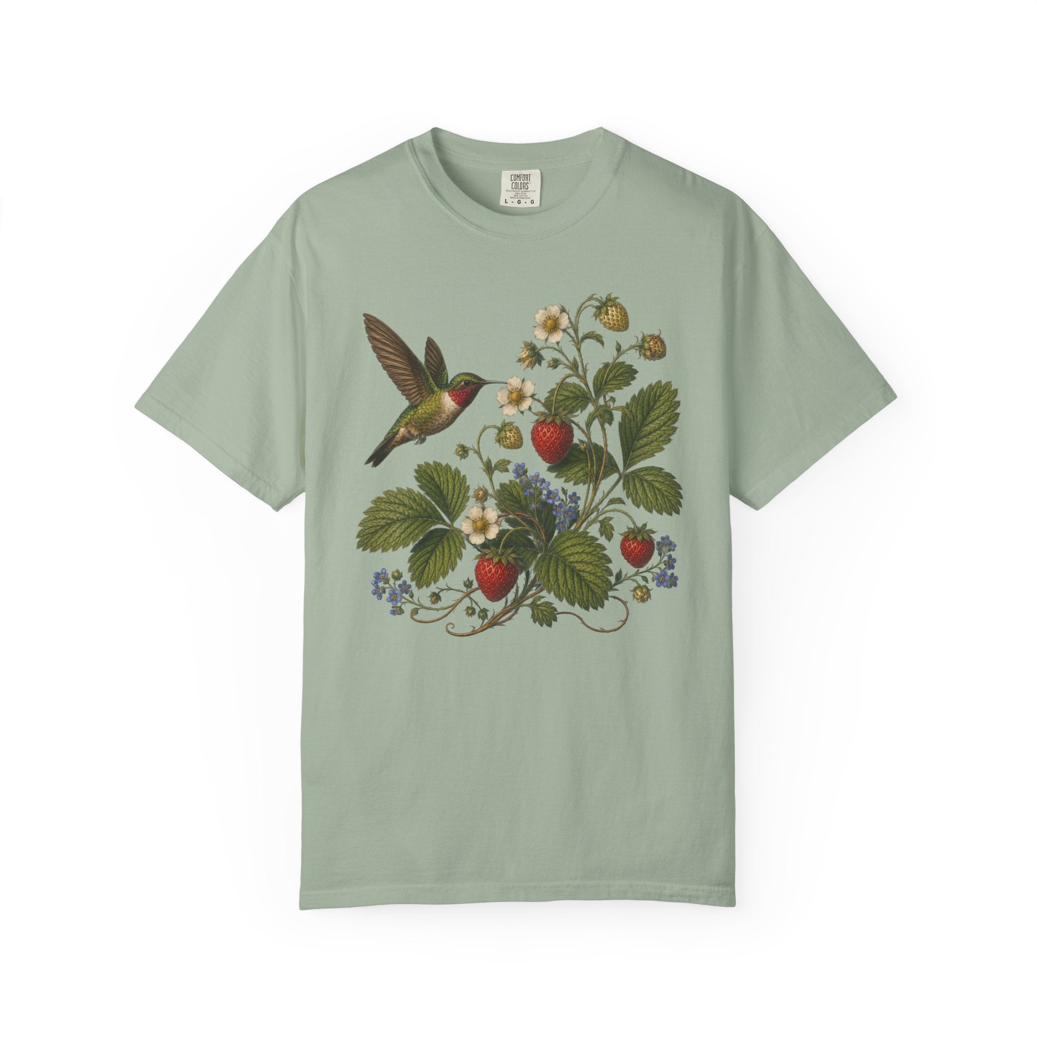 Hummingbird Strawberries T-Shirt