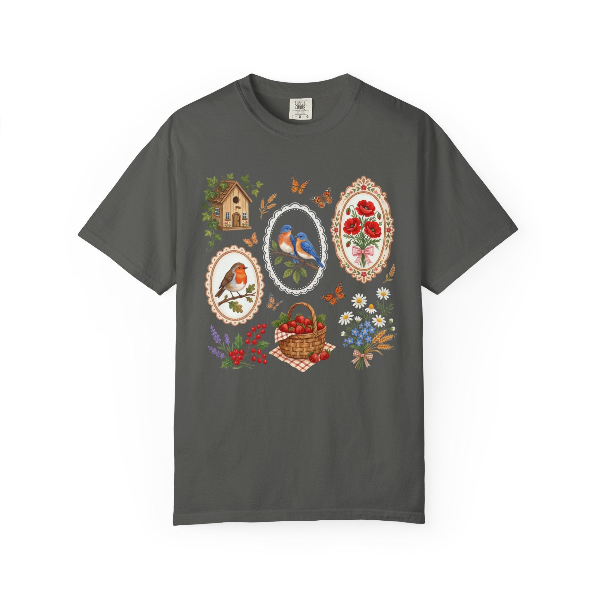 Cottage Birds T-Shirt