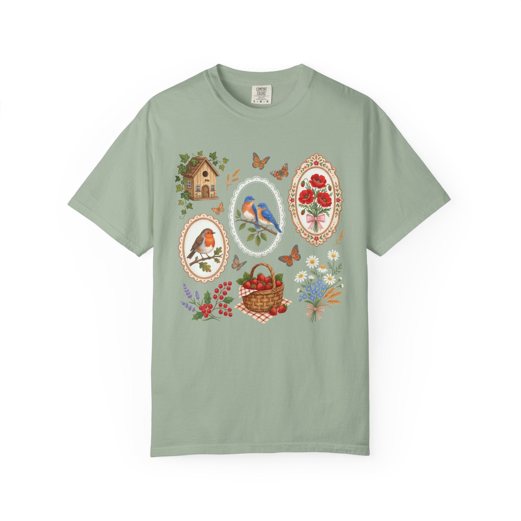 Cottage Birds T-Shirt