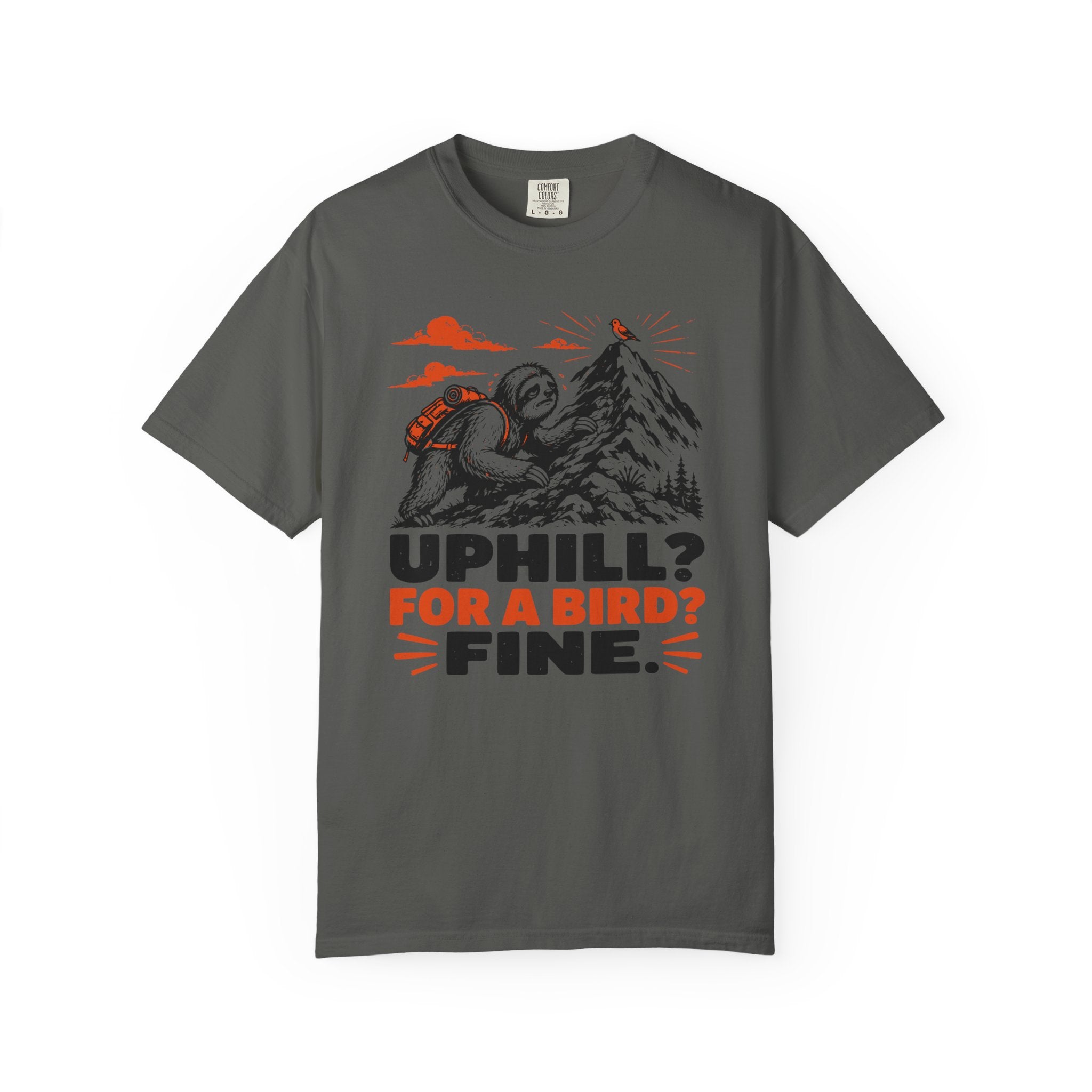 Uphill For A Bird Fine T-Shirt