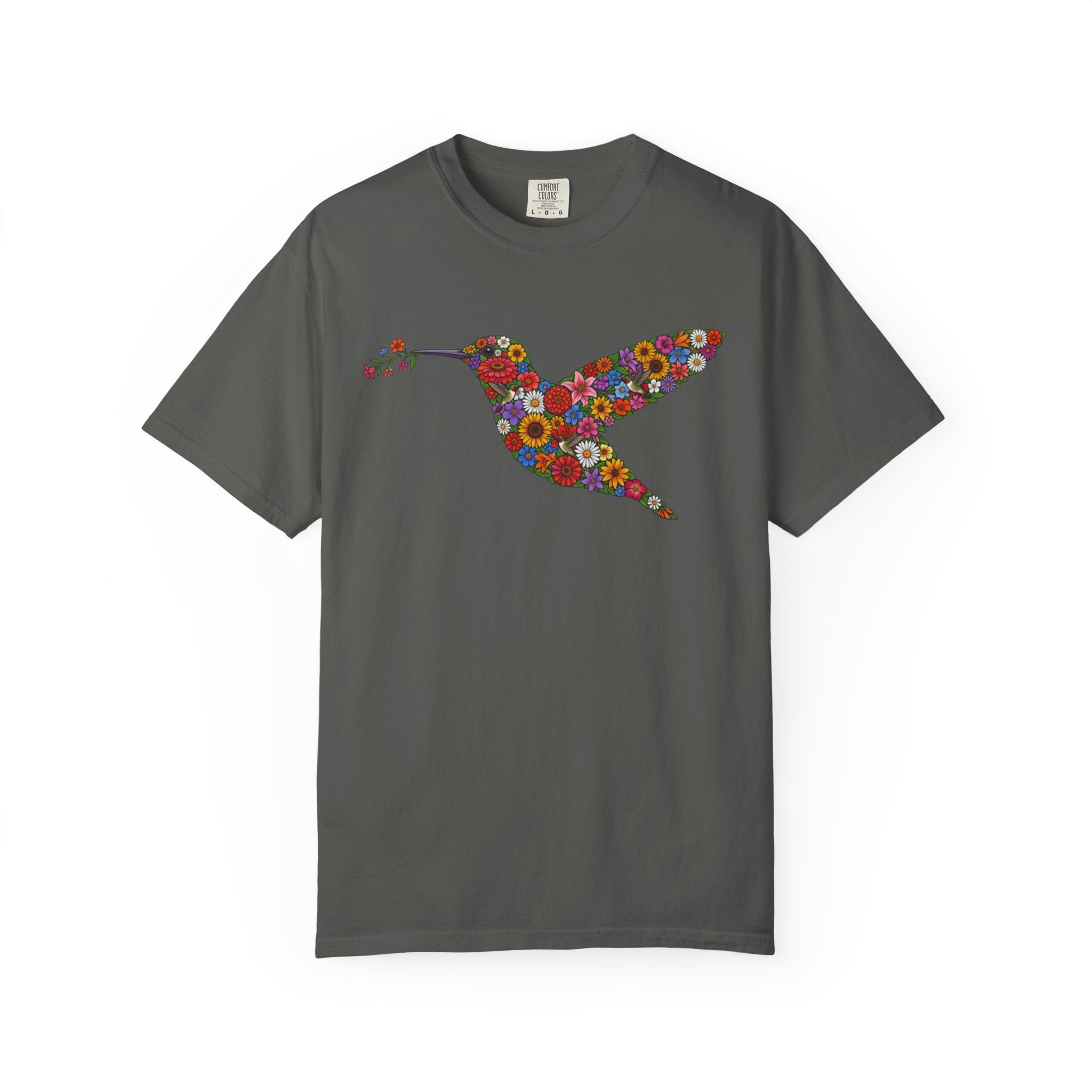 Floral Hummingbird T-Shirt