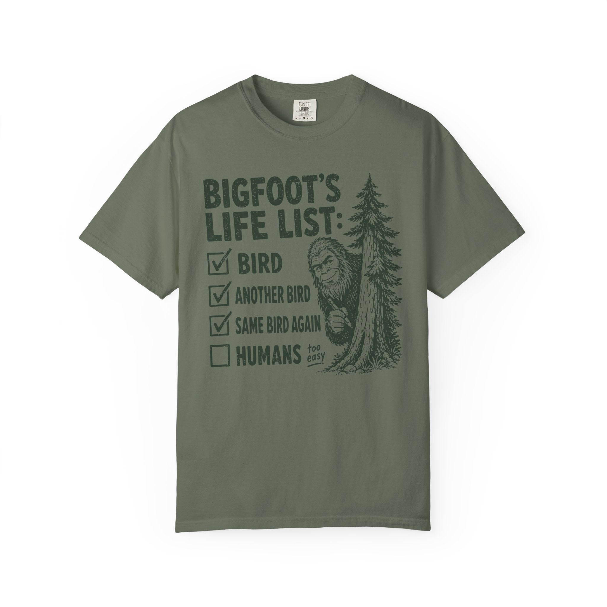 Bigfoots Life List T-Shirt