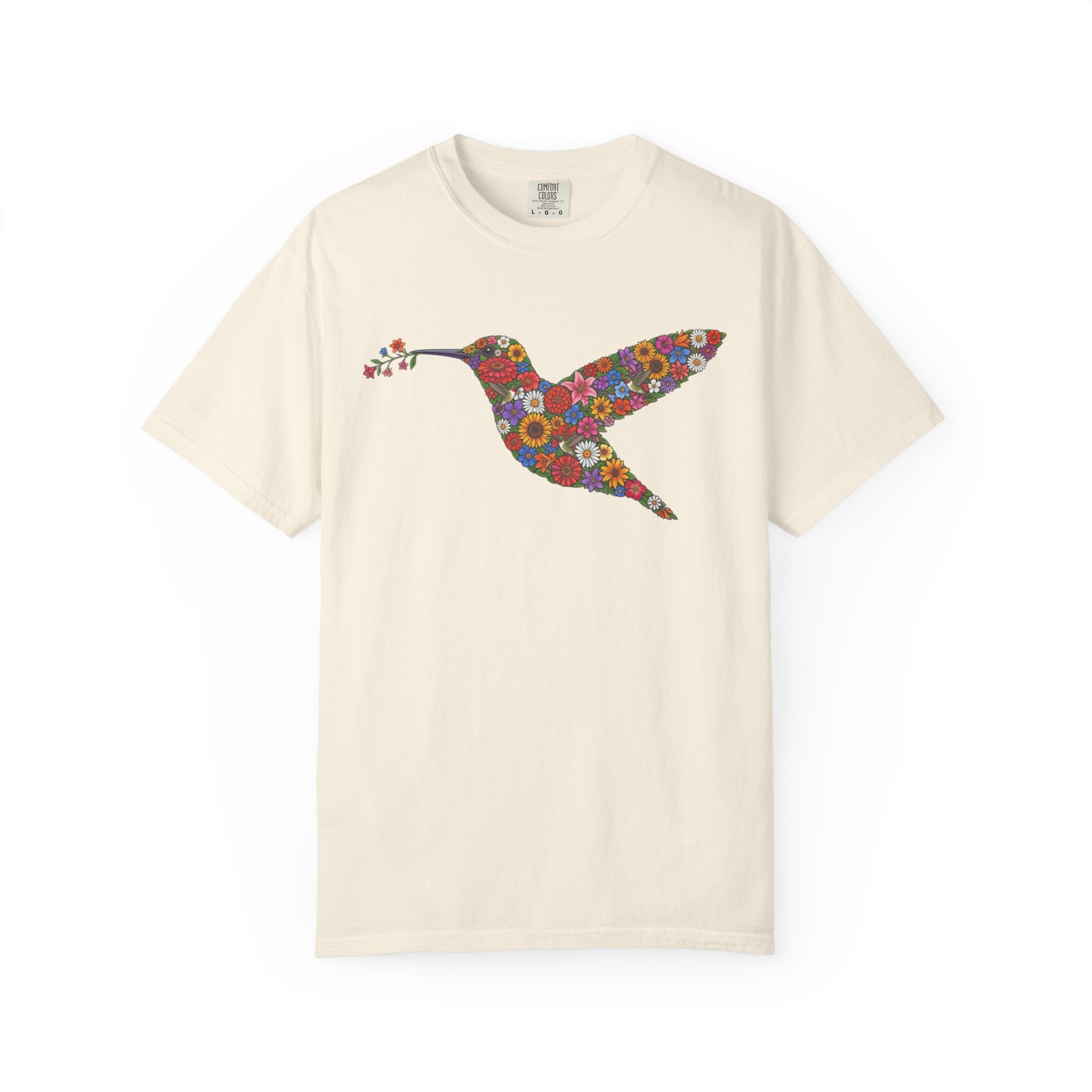 Floral Hummingbird T-Shirt