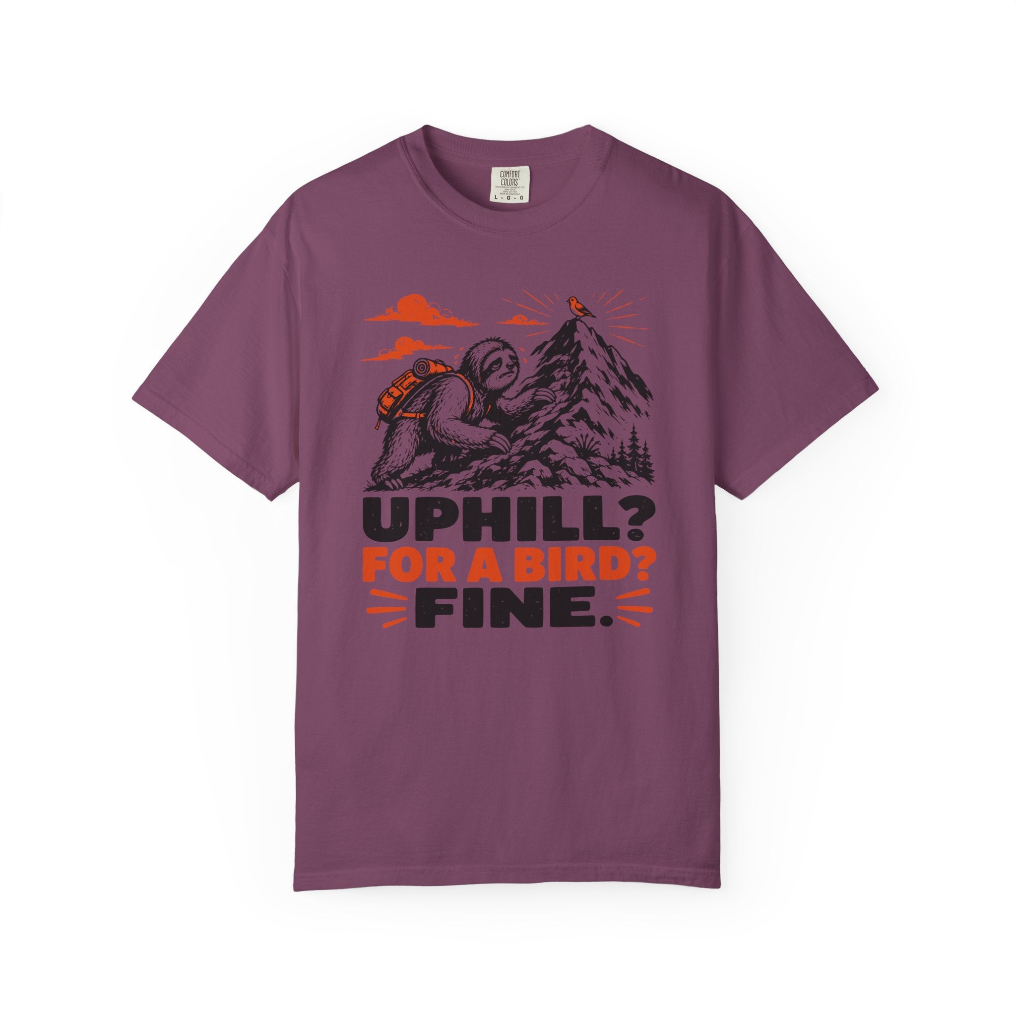 Uphill For A Bird Fine T-Shirt