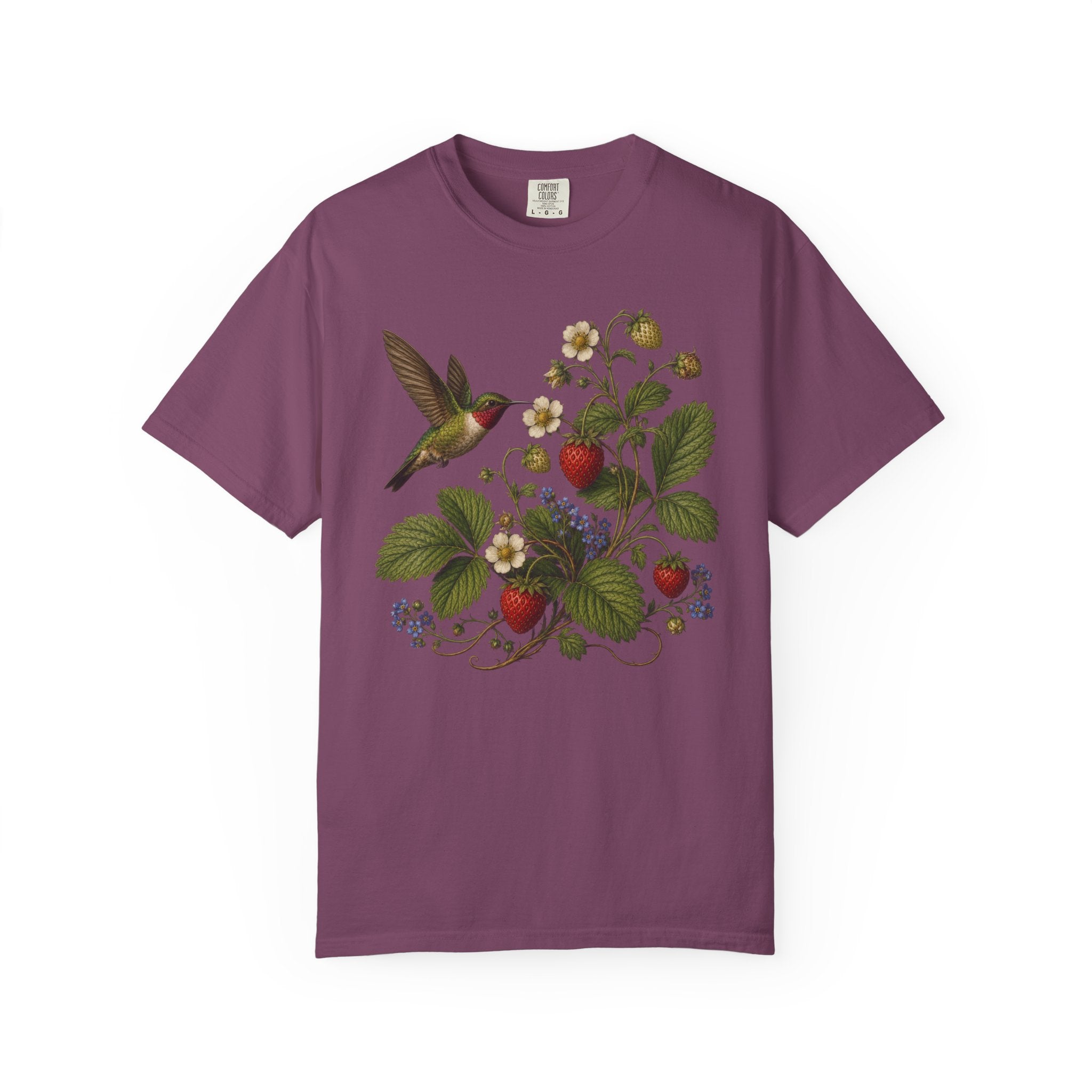 Hummingbird Strawberries T-Shirt