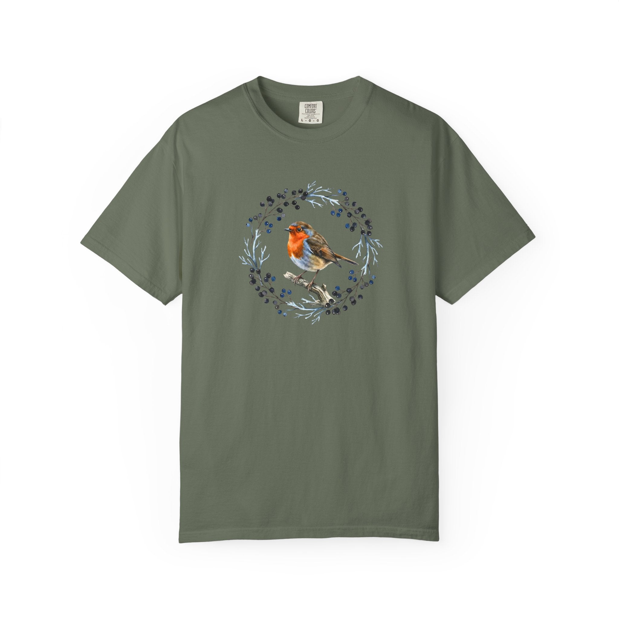 Robin Wreath T-Shirt