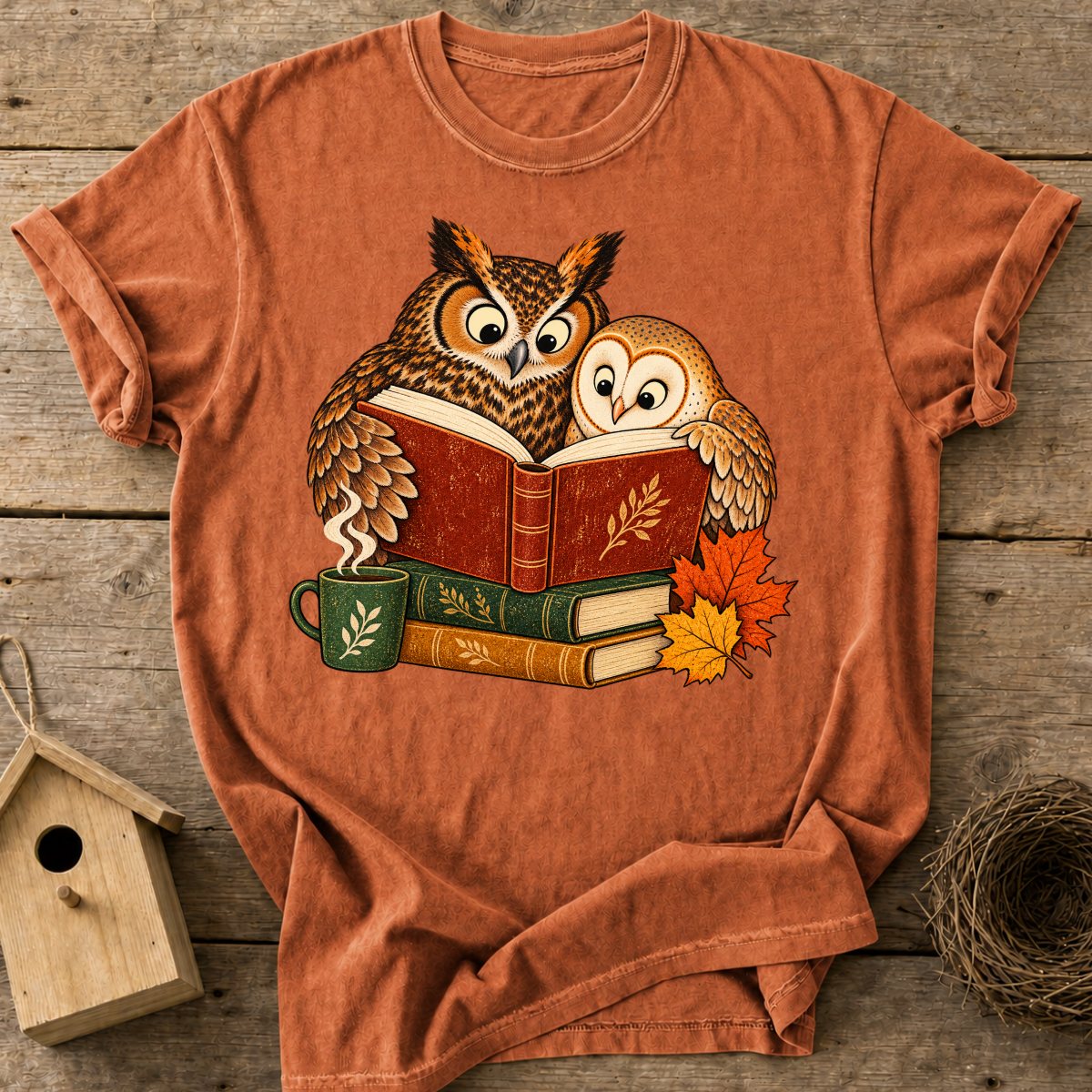 Owl Reading Club T-Shirt