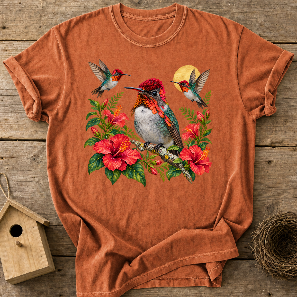 Hummingbird Garden T-Shirt                1.