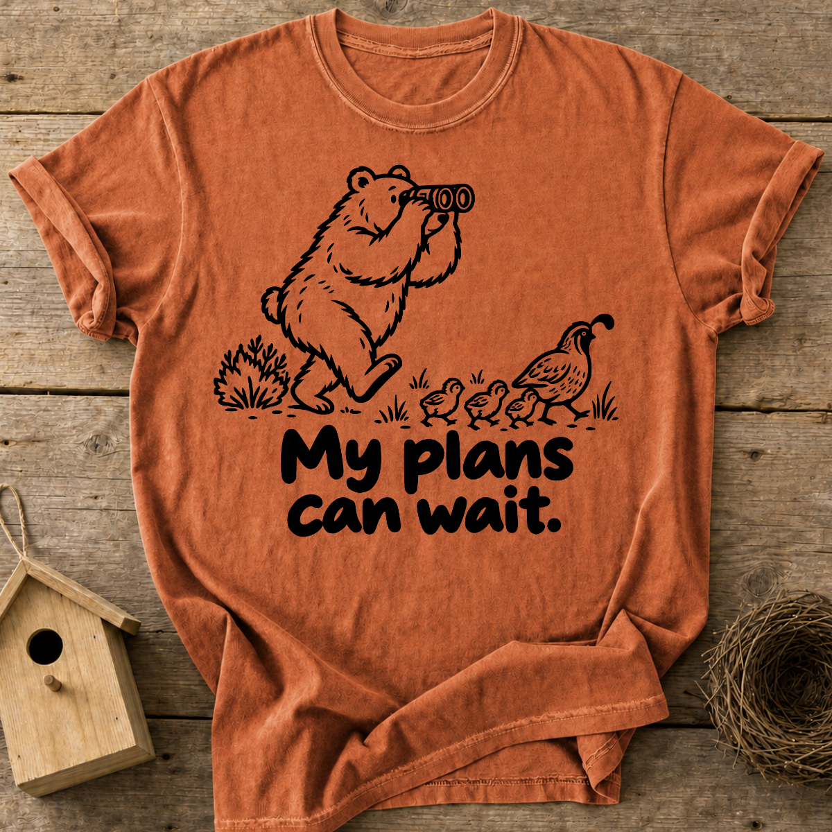 Birding Bear T-Shirt