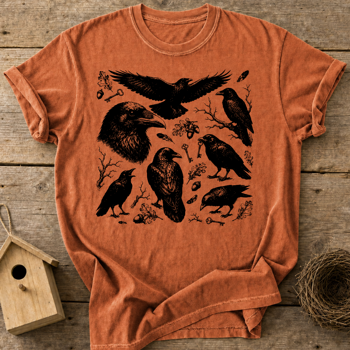 Fall Raven Woodland T-Shirt