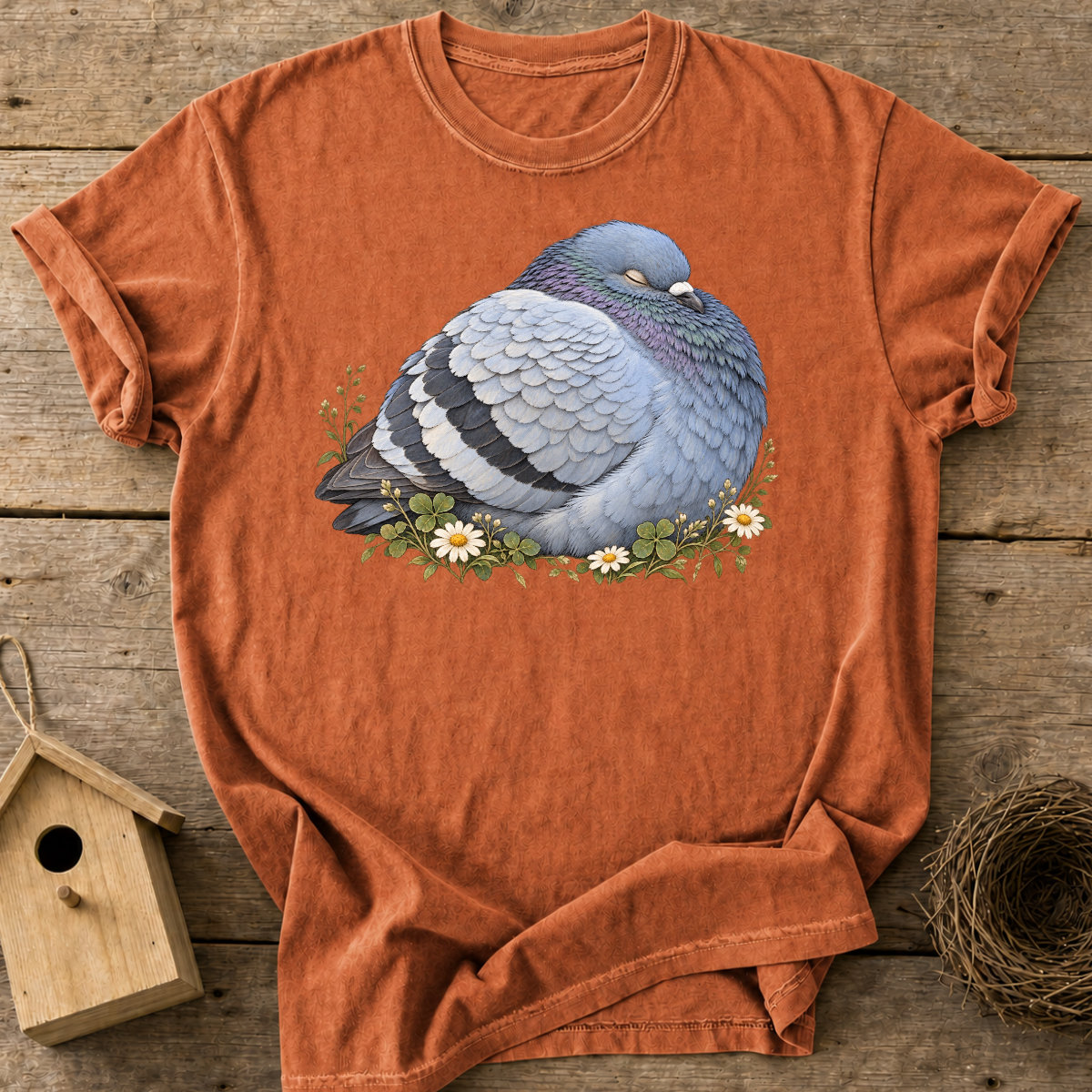 Sleepy Pigeon T-Shirt