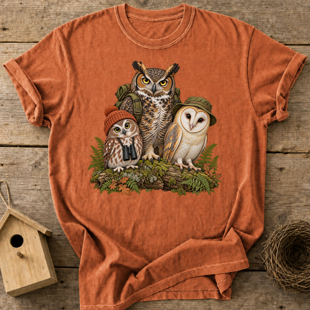 Owl Birdwatchers T-Shirt