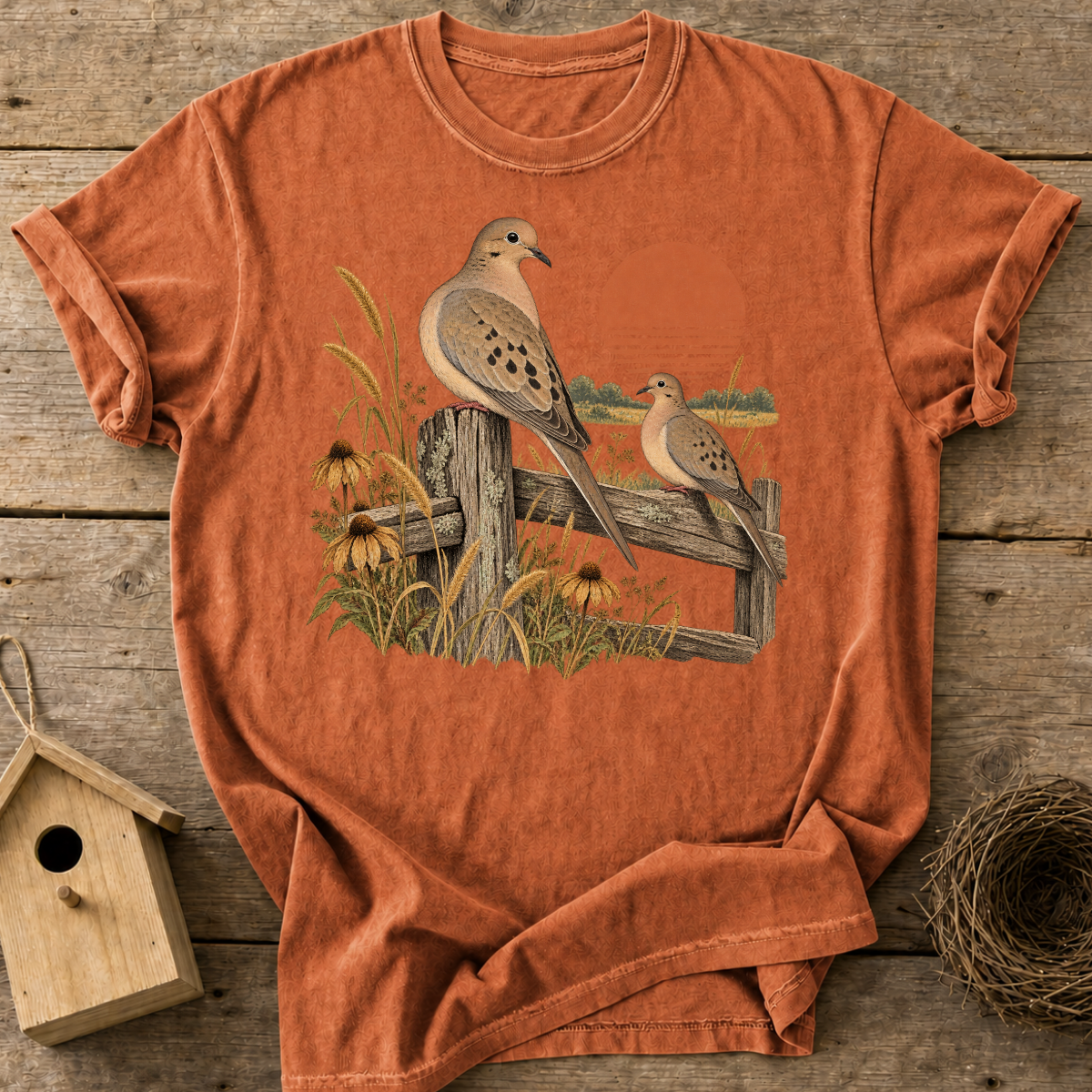 Mourning Dove Sunset T-Shirt