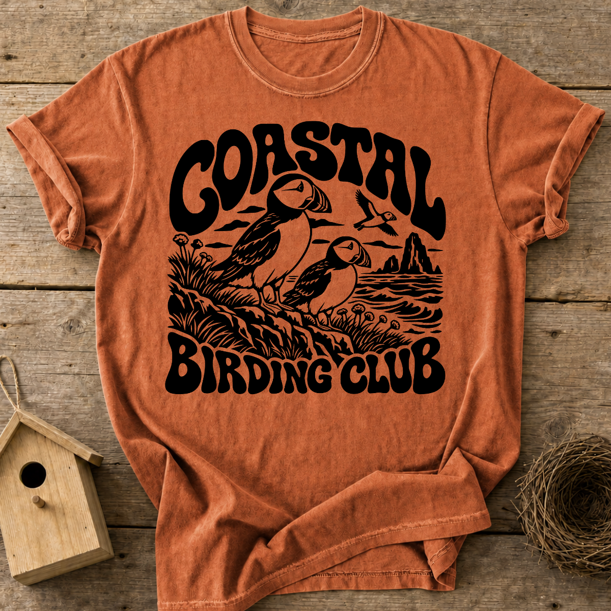 Coastal Puffins T-Shirt