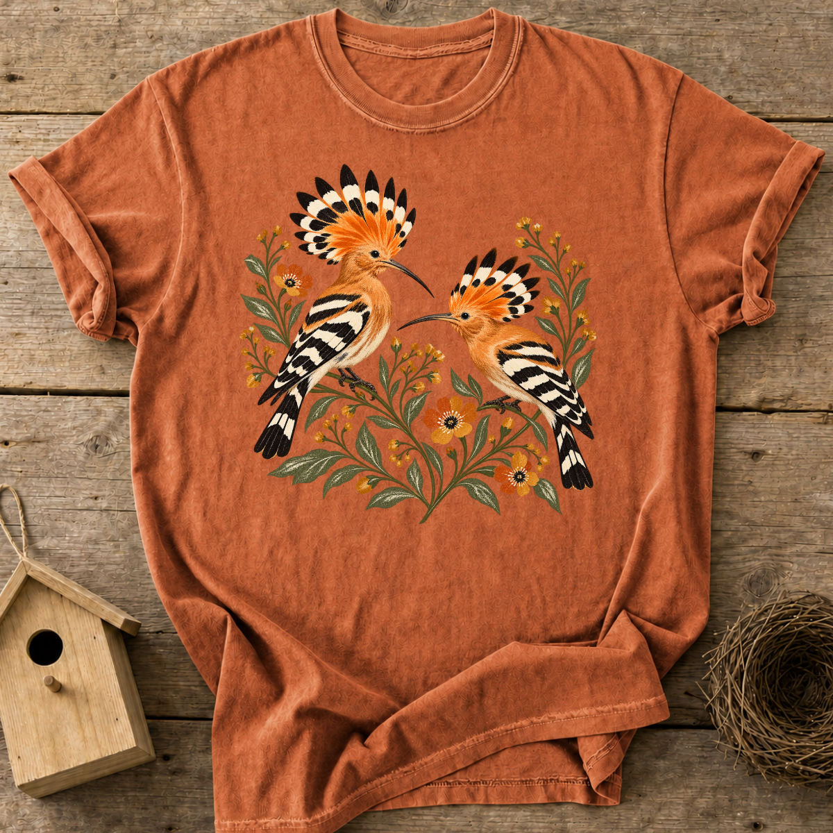 Hoopoe Couple T-Shirt