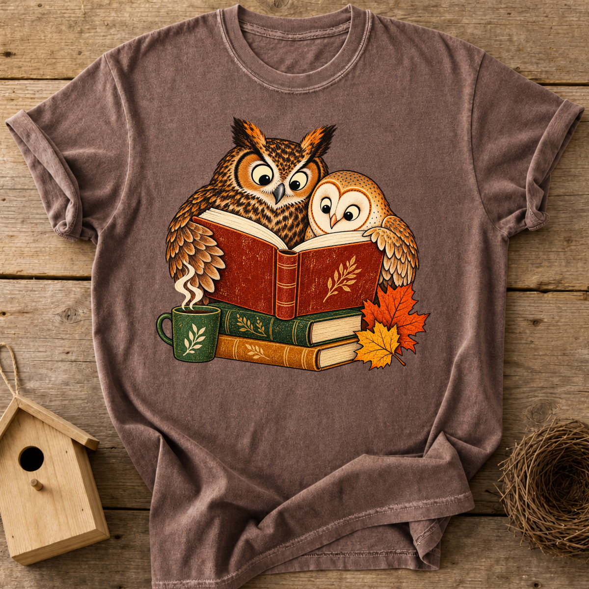 Owl Reading Club T-Shirt