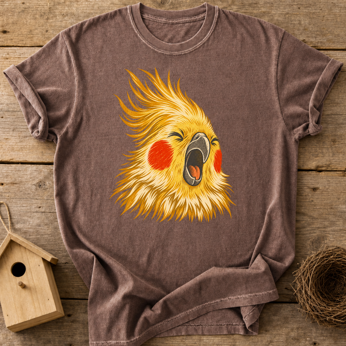 Screaming Cockatiel T-Shirt