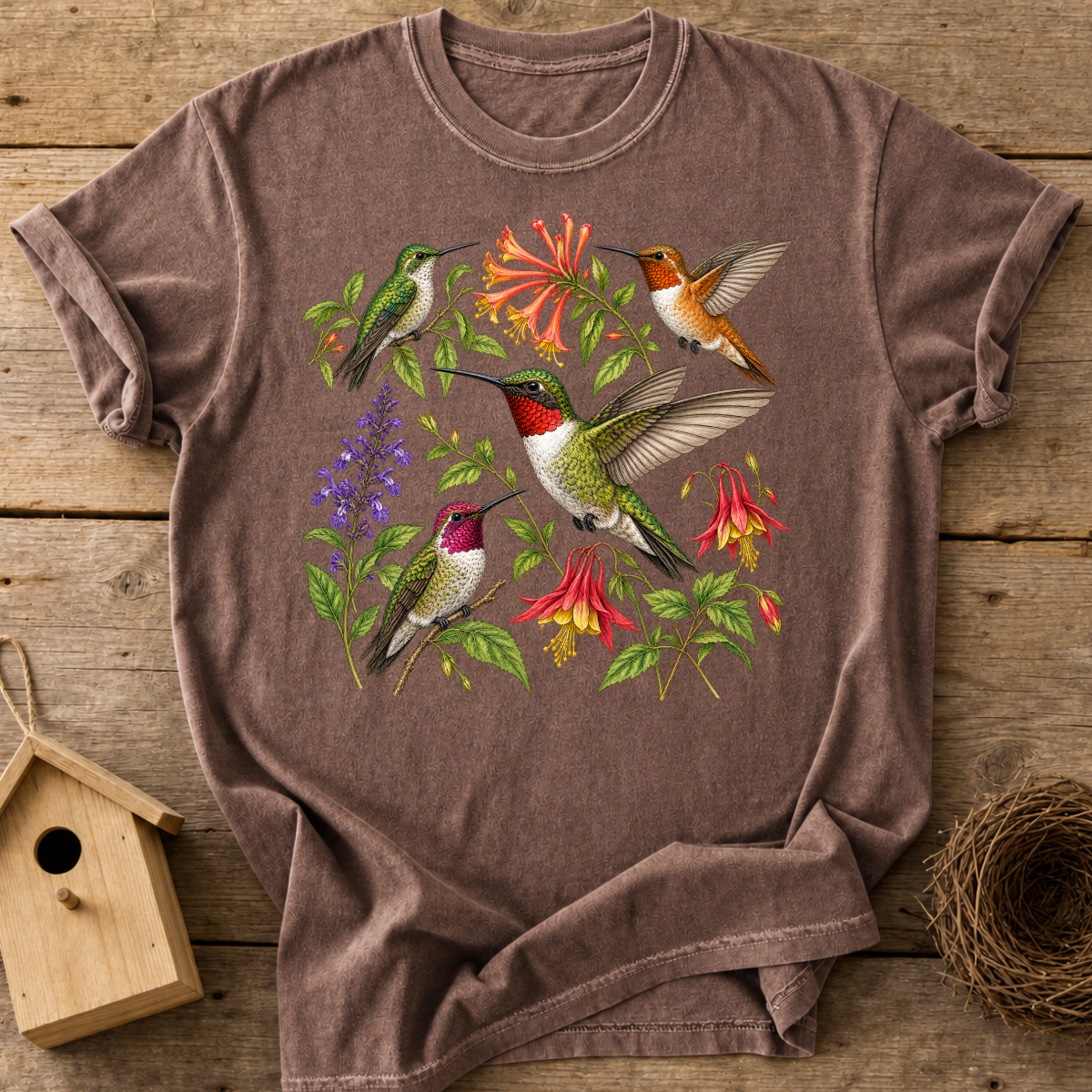 Wildflower Hummingbirds T-Shirt