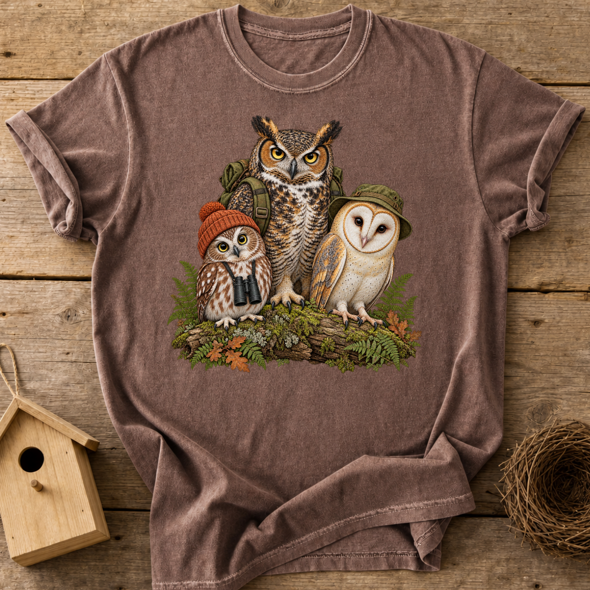 Owl Birdwatchers T-Shirt