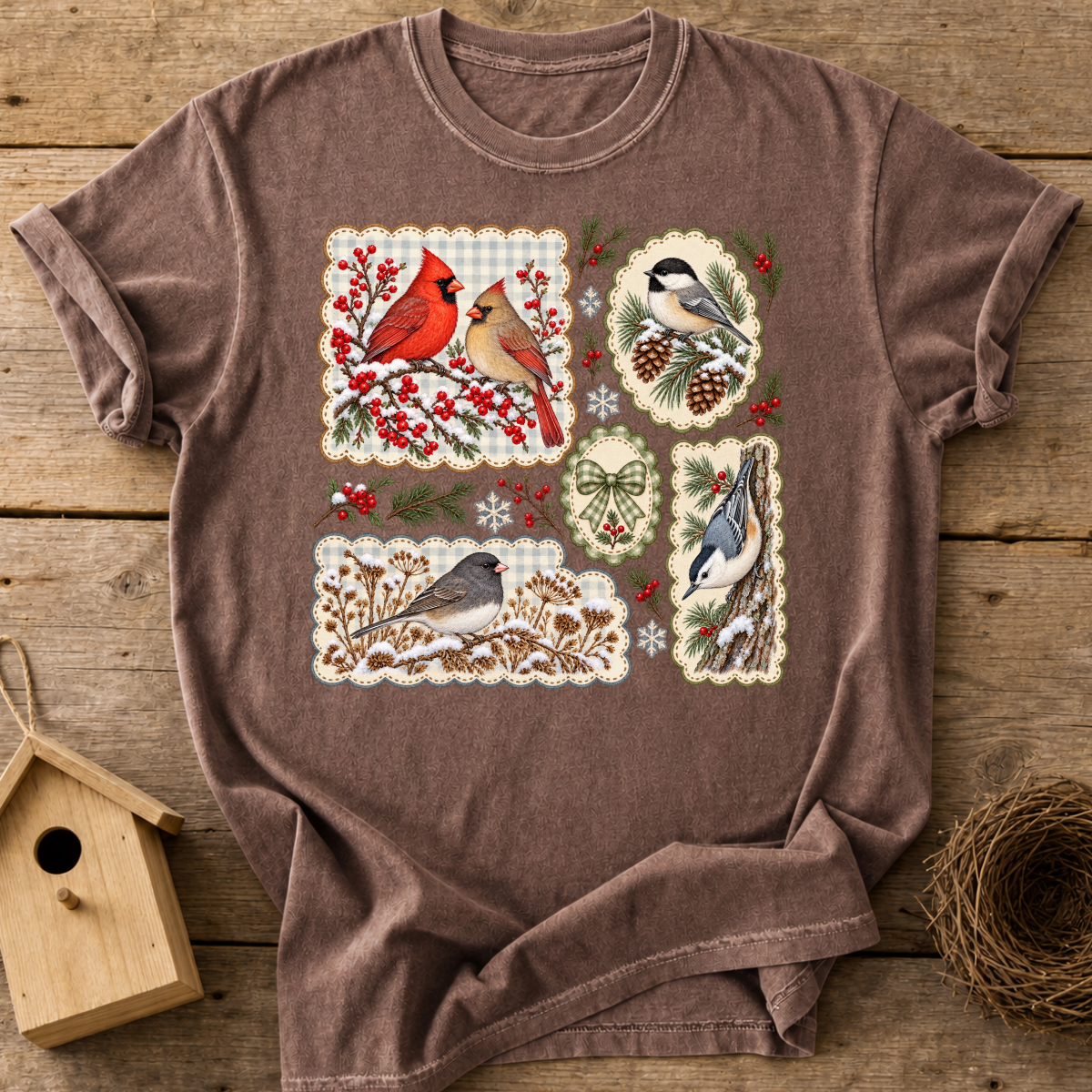 Winter Birds T-Shirt